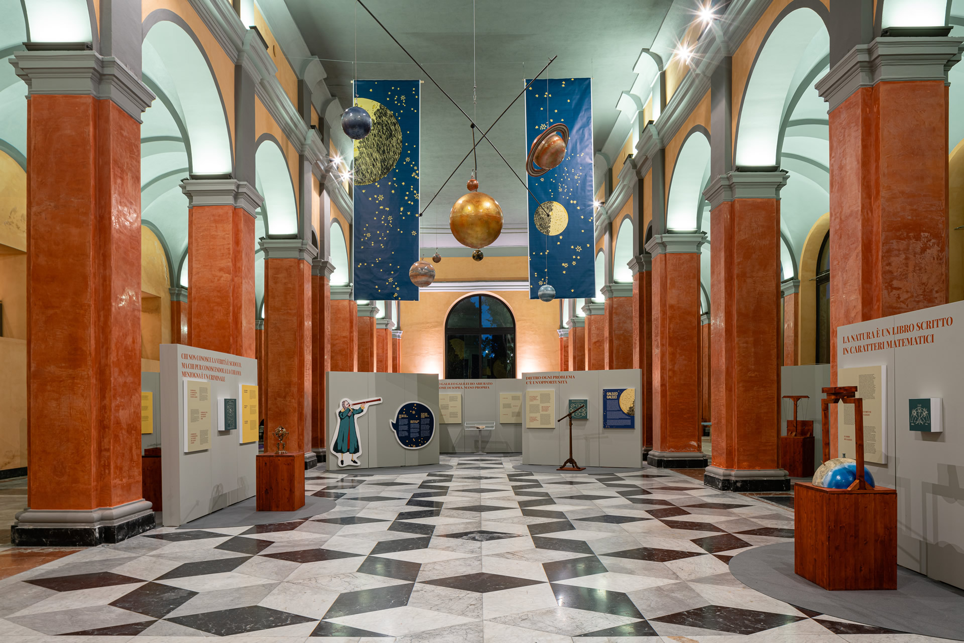 Passeggiata Coperta: Mostra Galileo Galilei – Misurare l’Infinito - foto Giorgio Marturana
