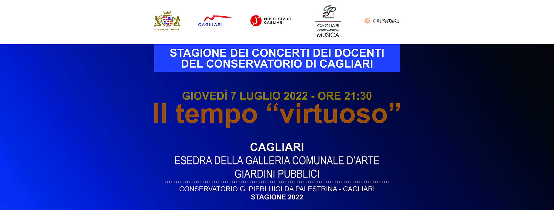 Stagione Dei Concerti Dei Docenti: Il Tempo Virtuoso