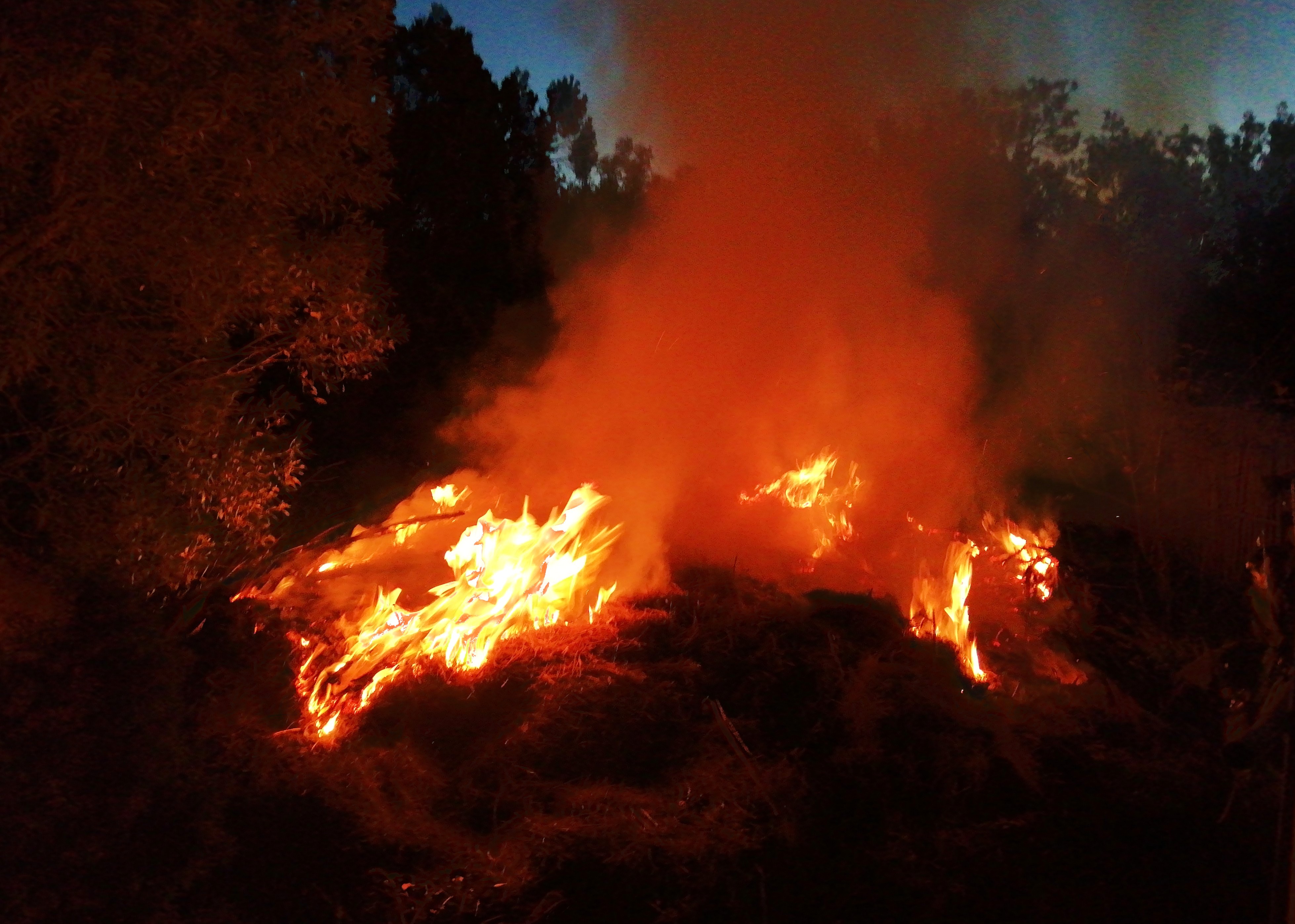 Pericolo di incendio - foto di repertorio