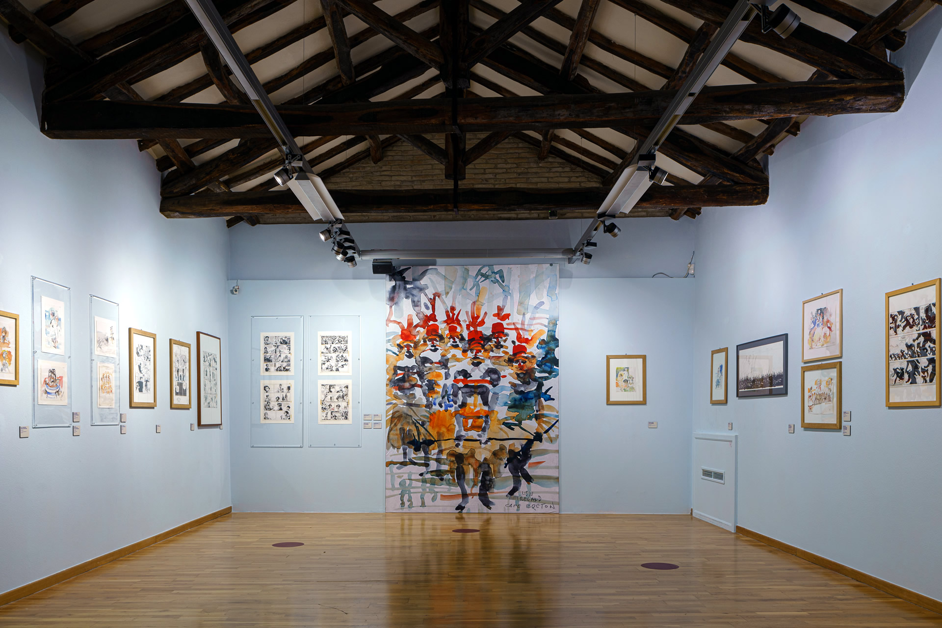Allestimento della mostra del Palazzo di Città - foto di Giorgio Marturana