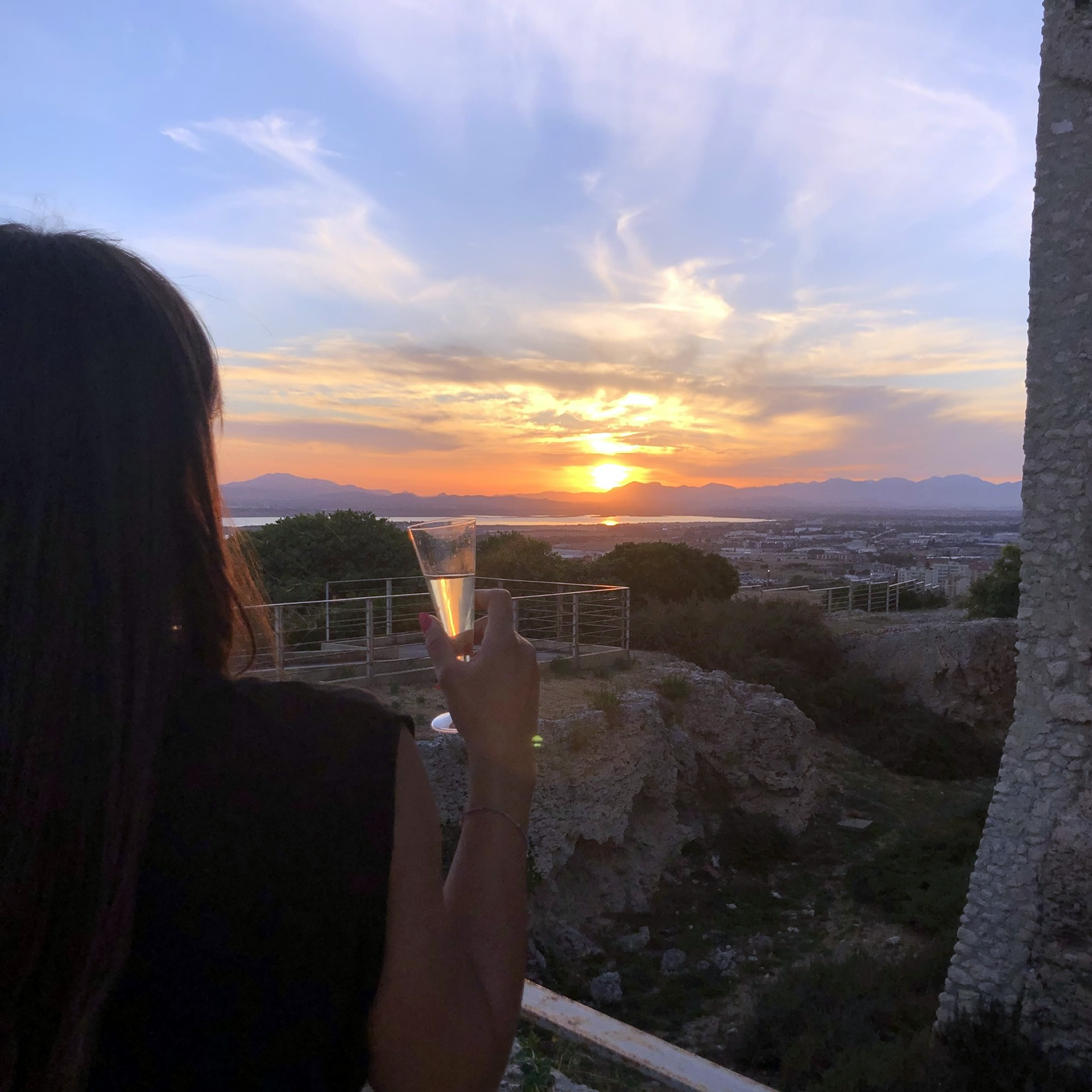 Cagliari - scorcio della città dal Castello di San Michele