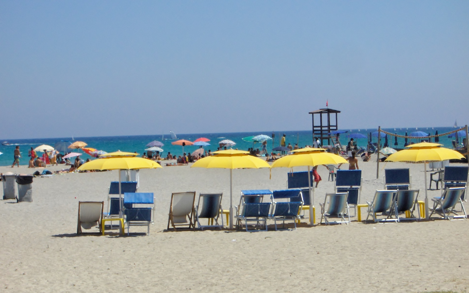 In spiaggia