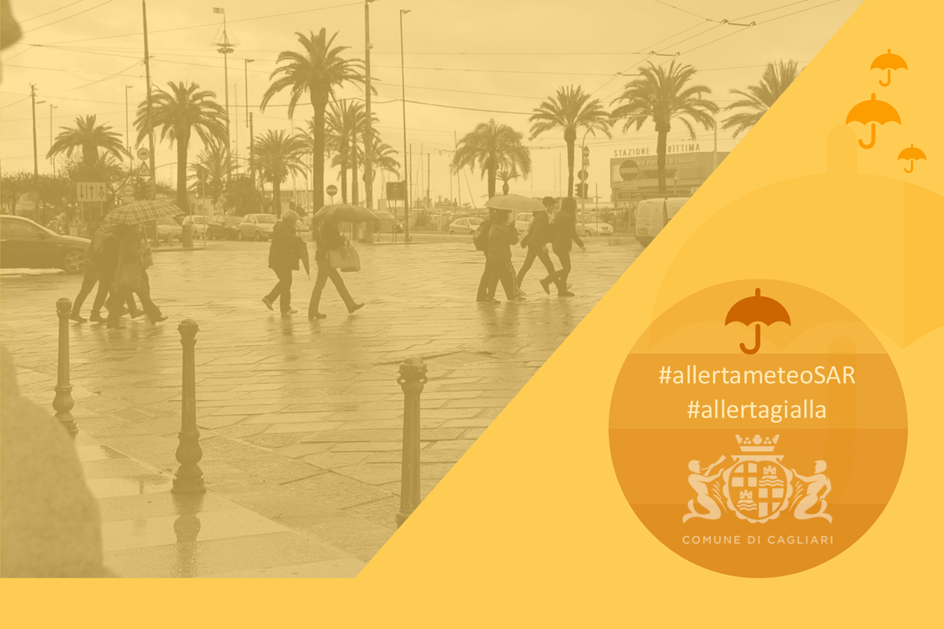 #allertameteoSAR Allerta gialla
