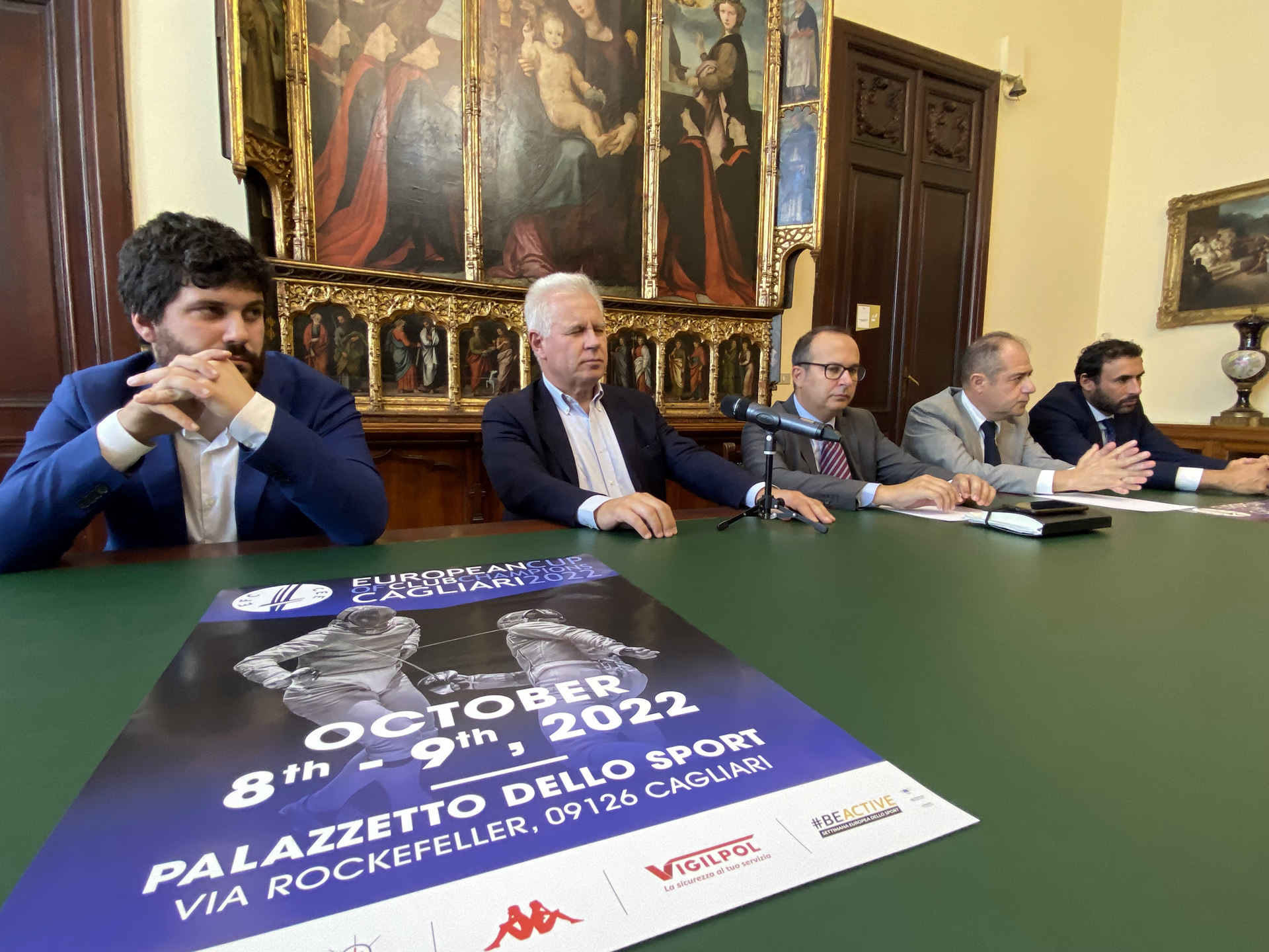 Il vicesindaco Giorgio Angius - European Cup of Club Champions a Cagliari