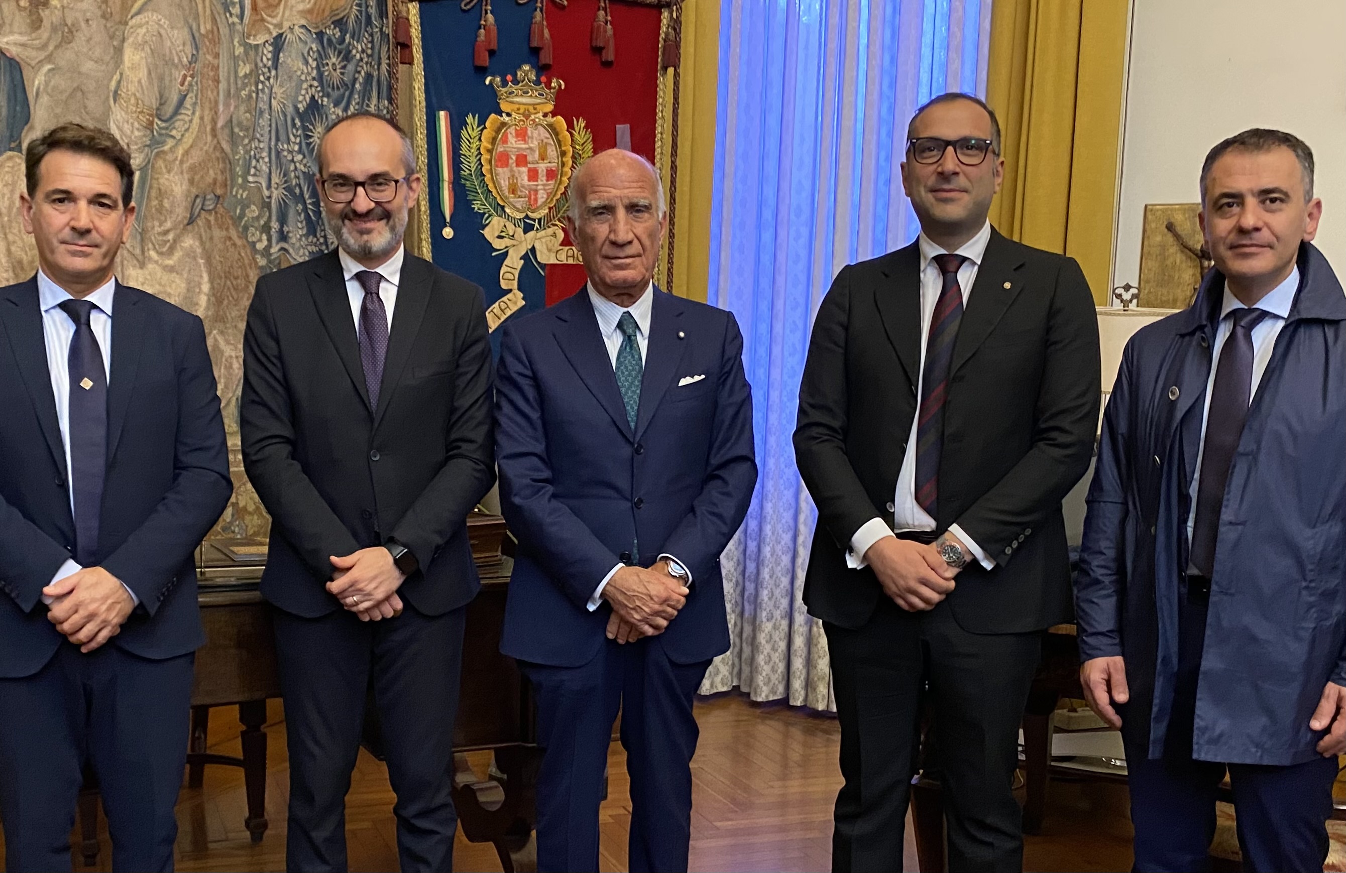 Il sindaco Paolo Truzzu incontra il presidente dell'ACI