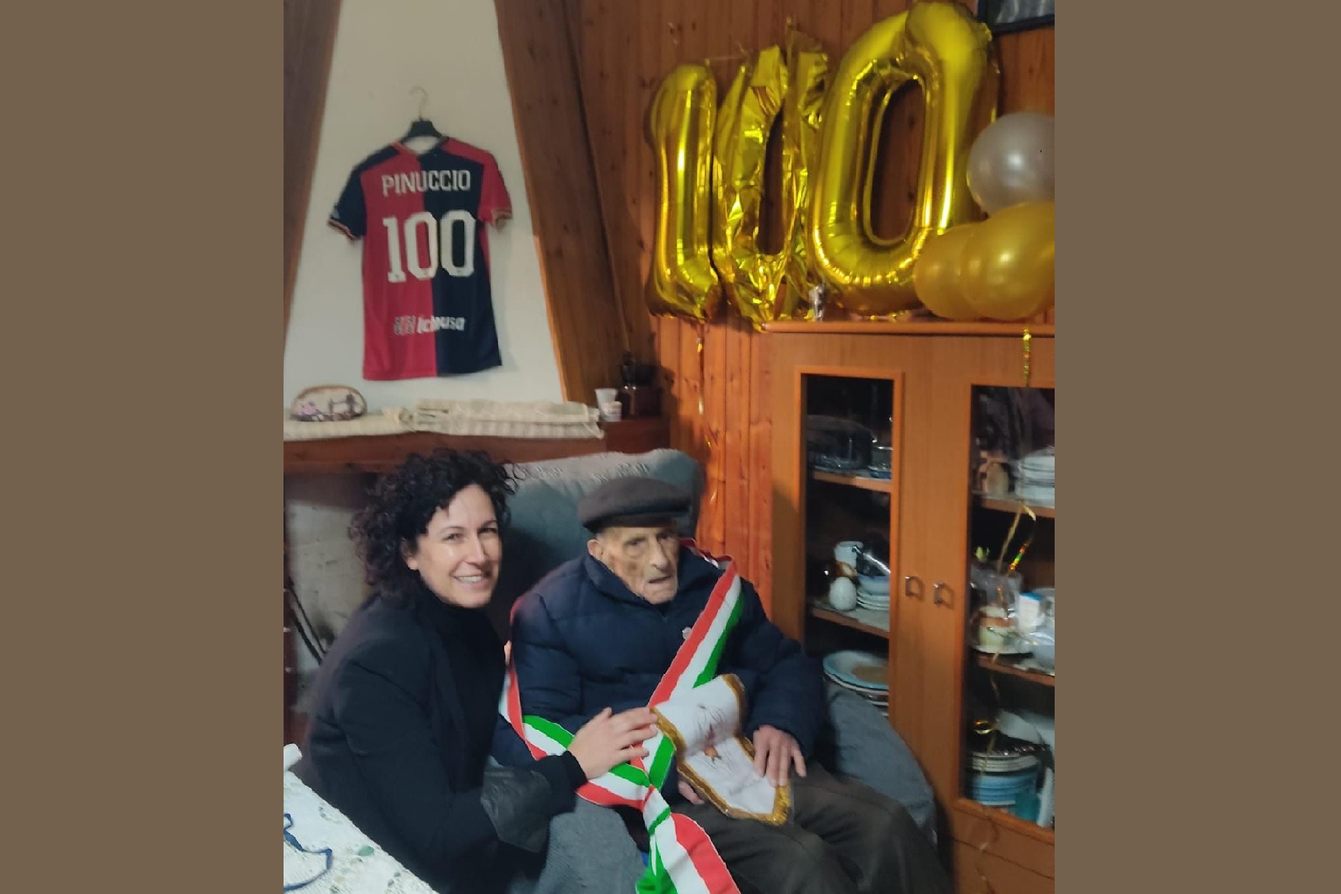 La presidente Maria Laura Manca e Giuseppe Pili
