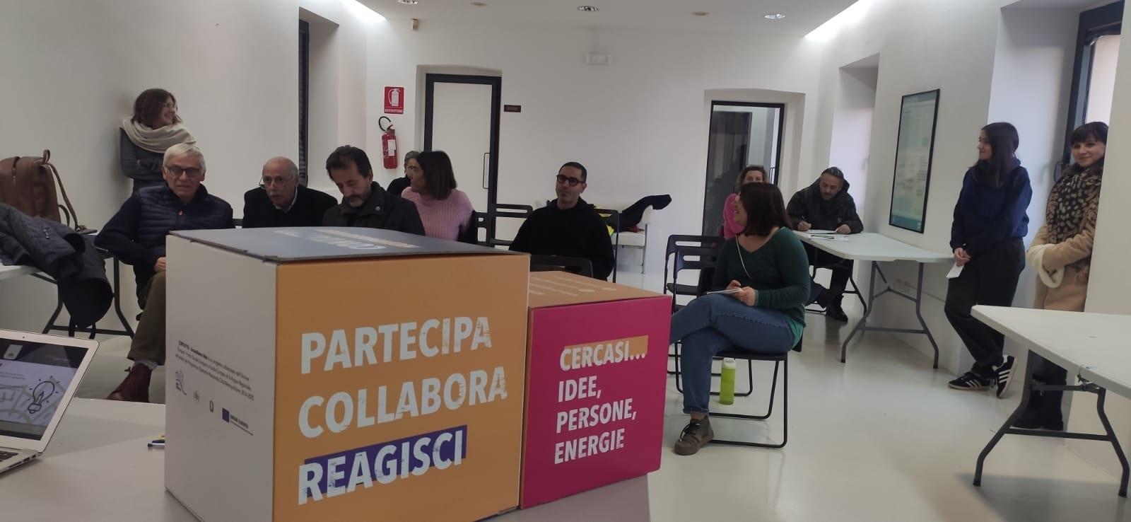 Un momento dell'attività di animazione territoriale
