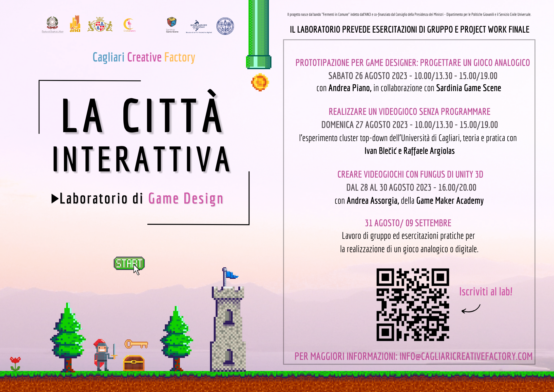 La locandina del corso