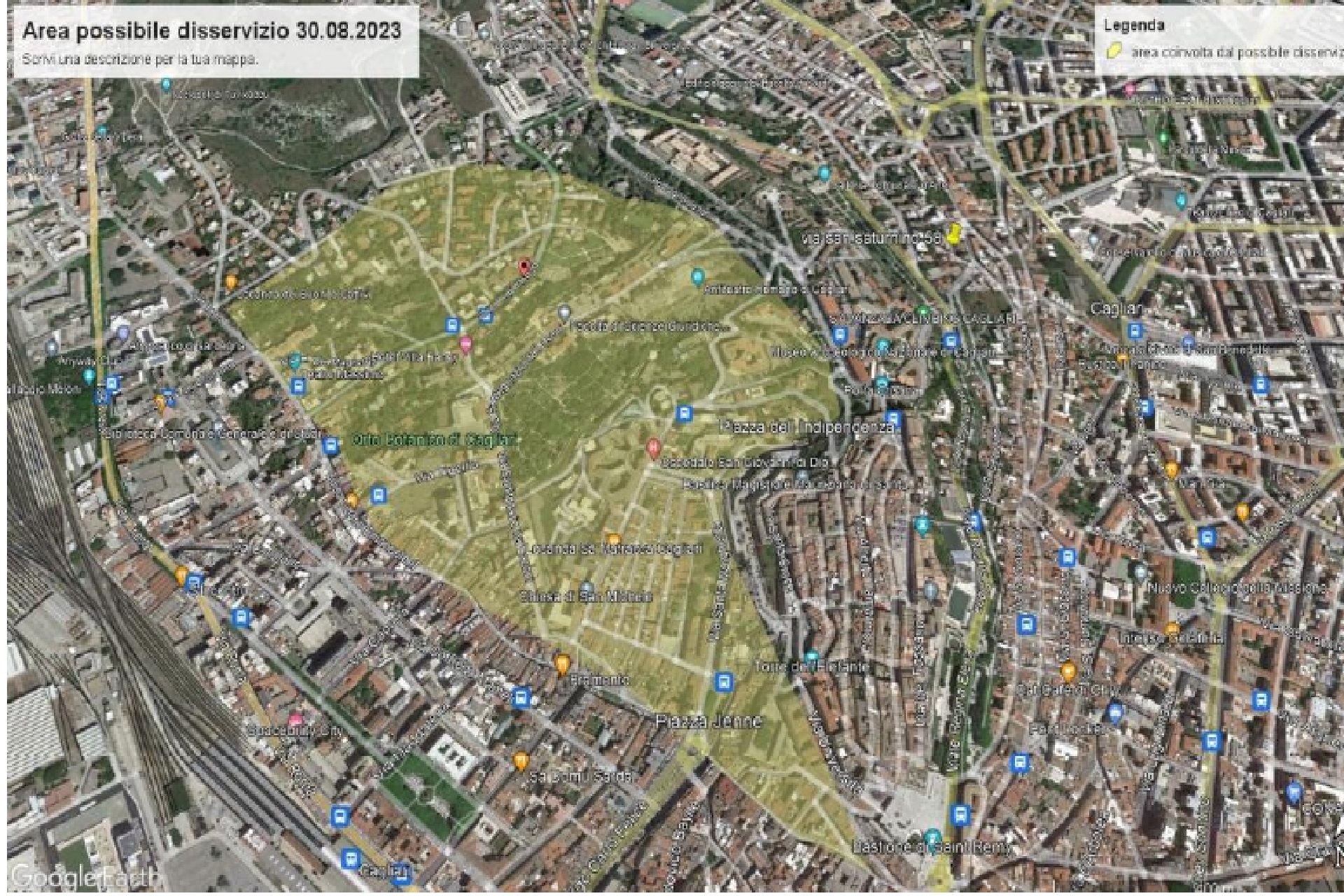 Cagliari - Area sisservizi idrici