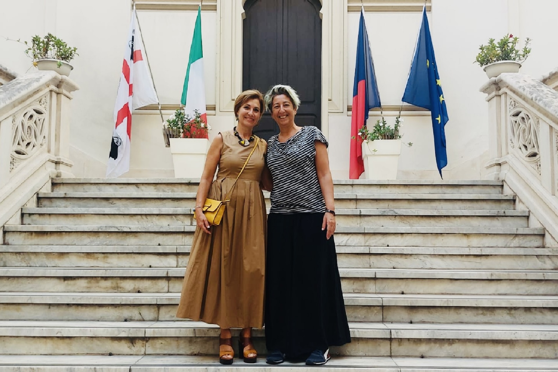Stefania Loi con Emiliana Scapa