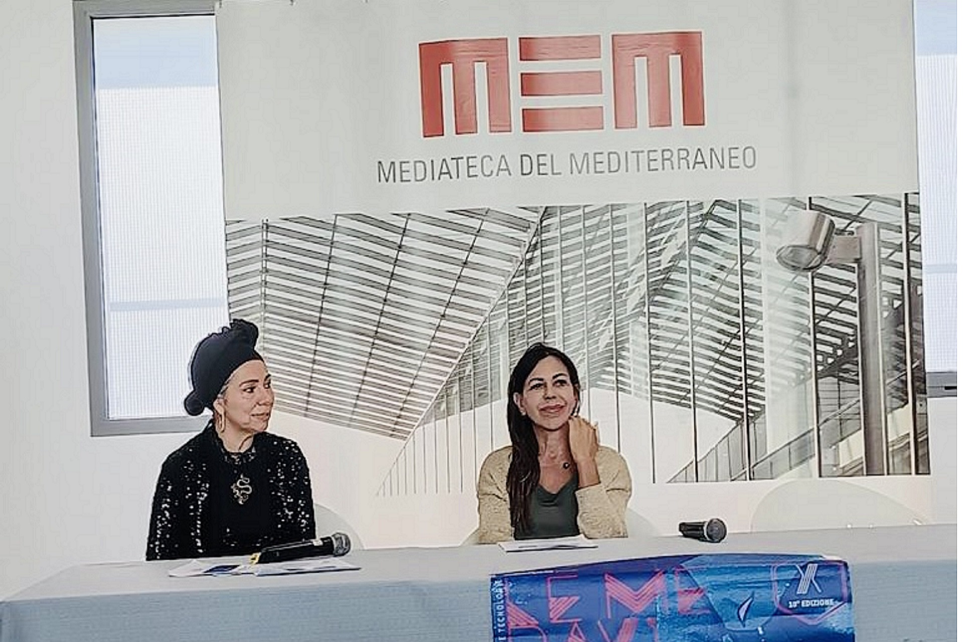 L'assessore M.D. Picciau e I.N. Zedda