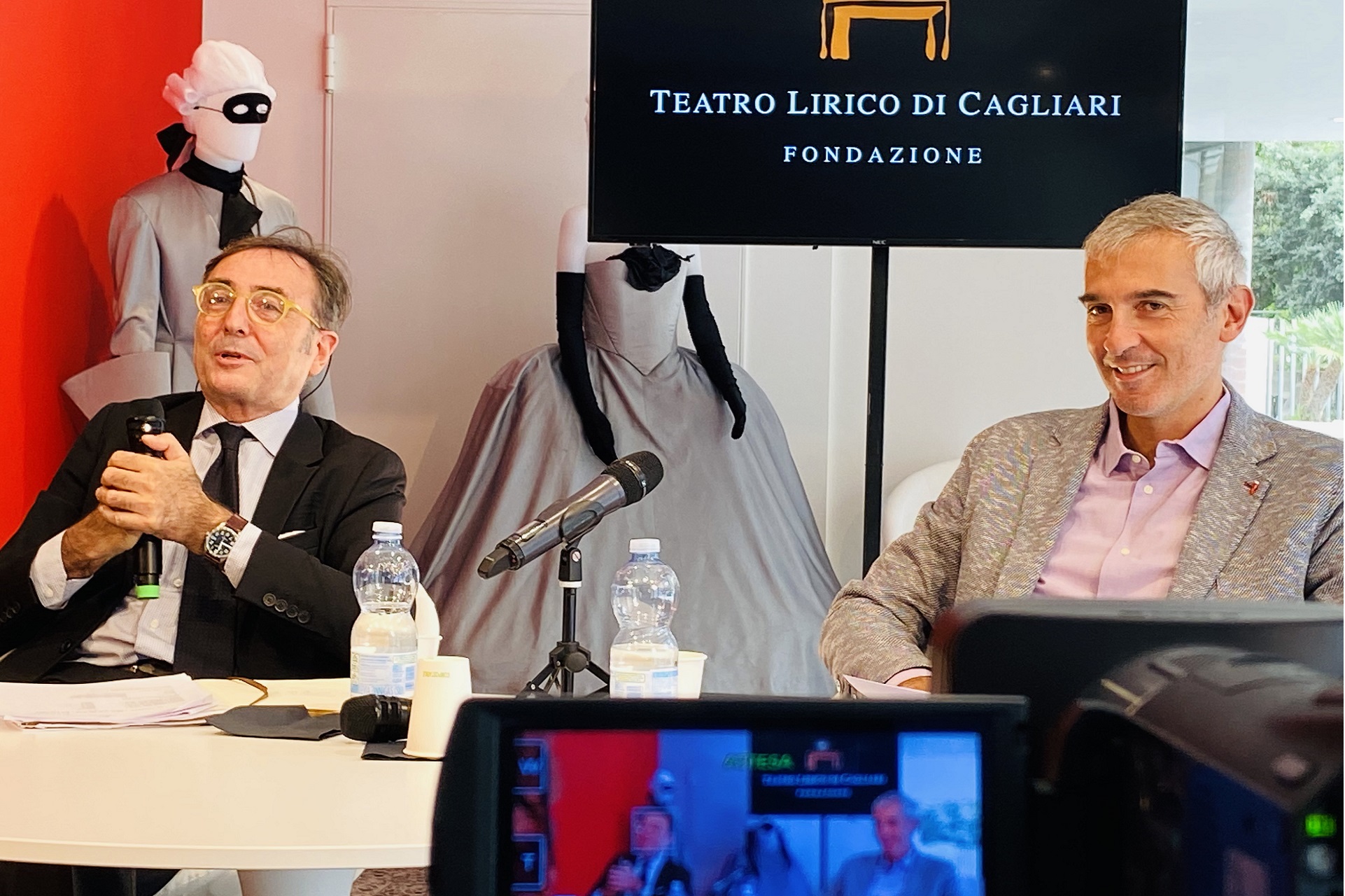 L'assessoro Guarracino con il sovrintendente Colabianchi