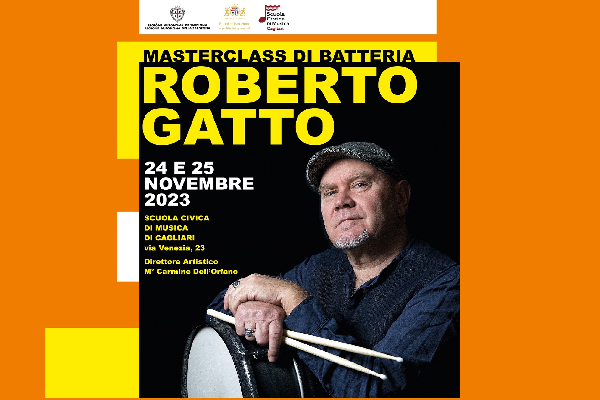 Masterclass di batteria condotta da Roberto Gatto