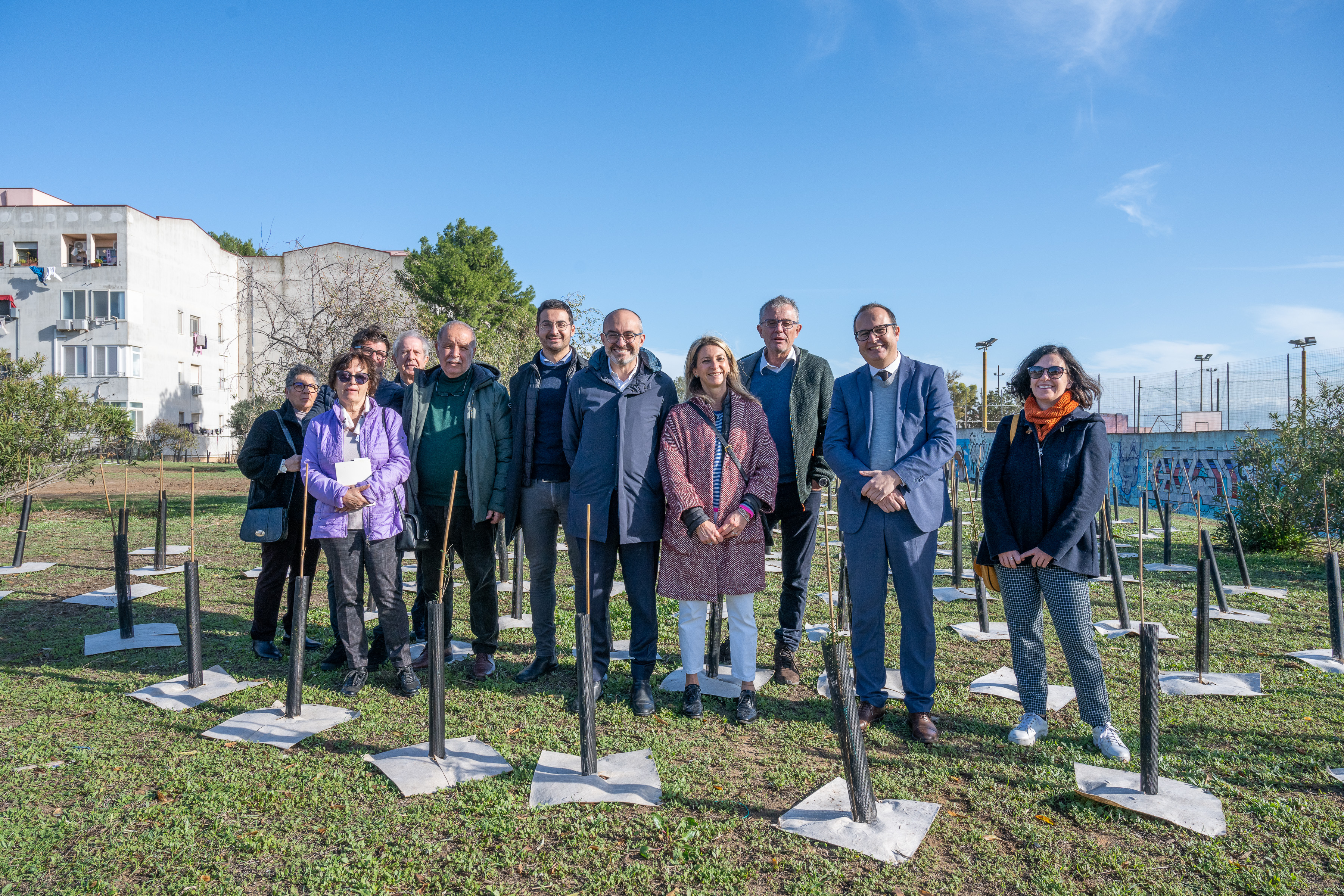 Inaugurazione con il sindaco Truzzu e l’assessore-vicesindaco Angius