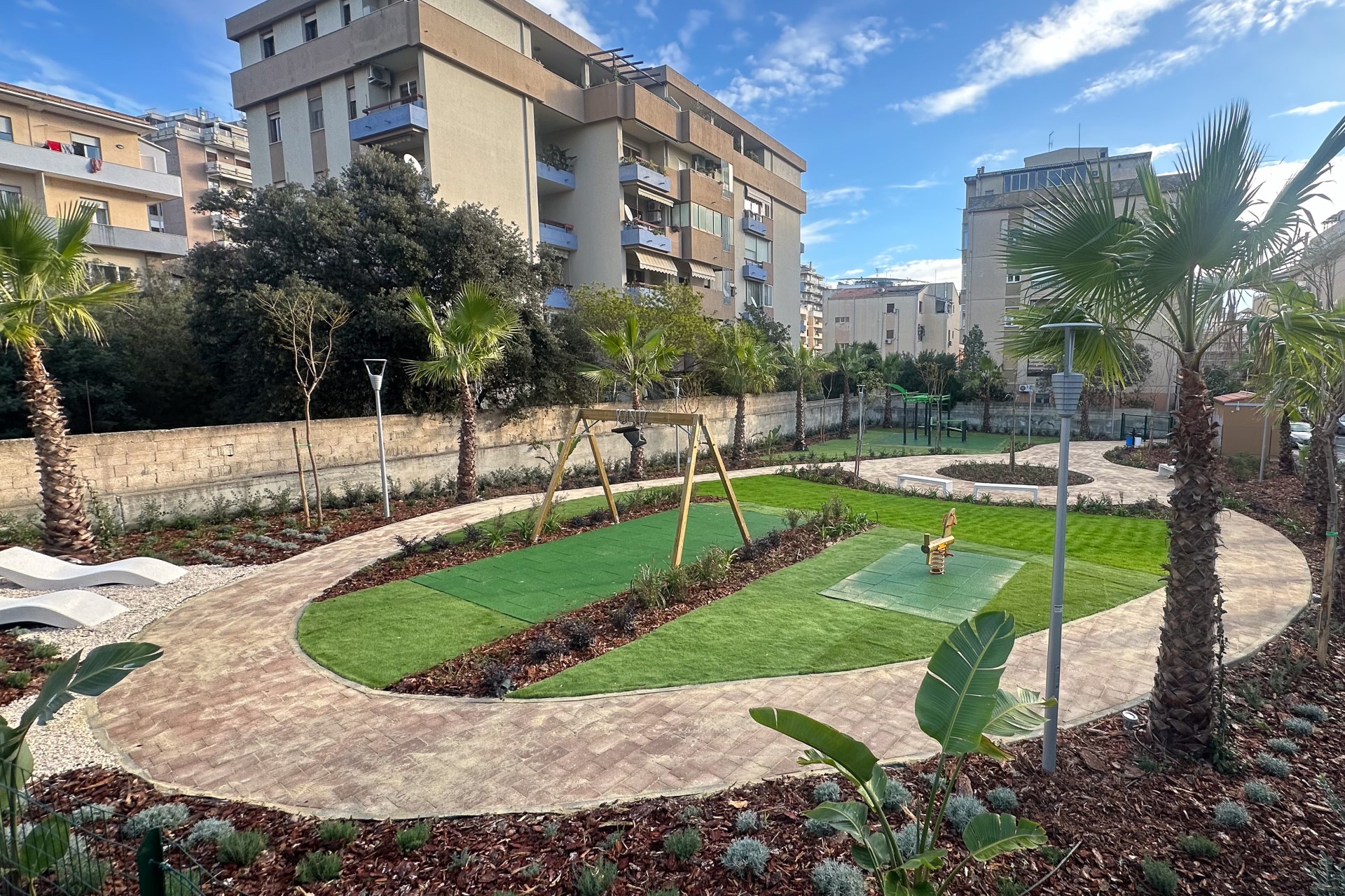 Il nuovo giardino di Via Asti
