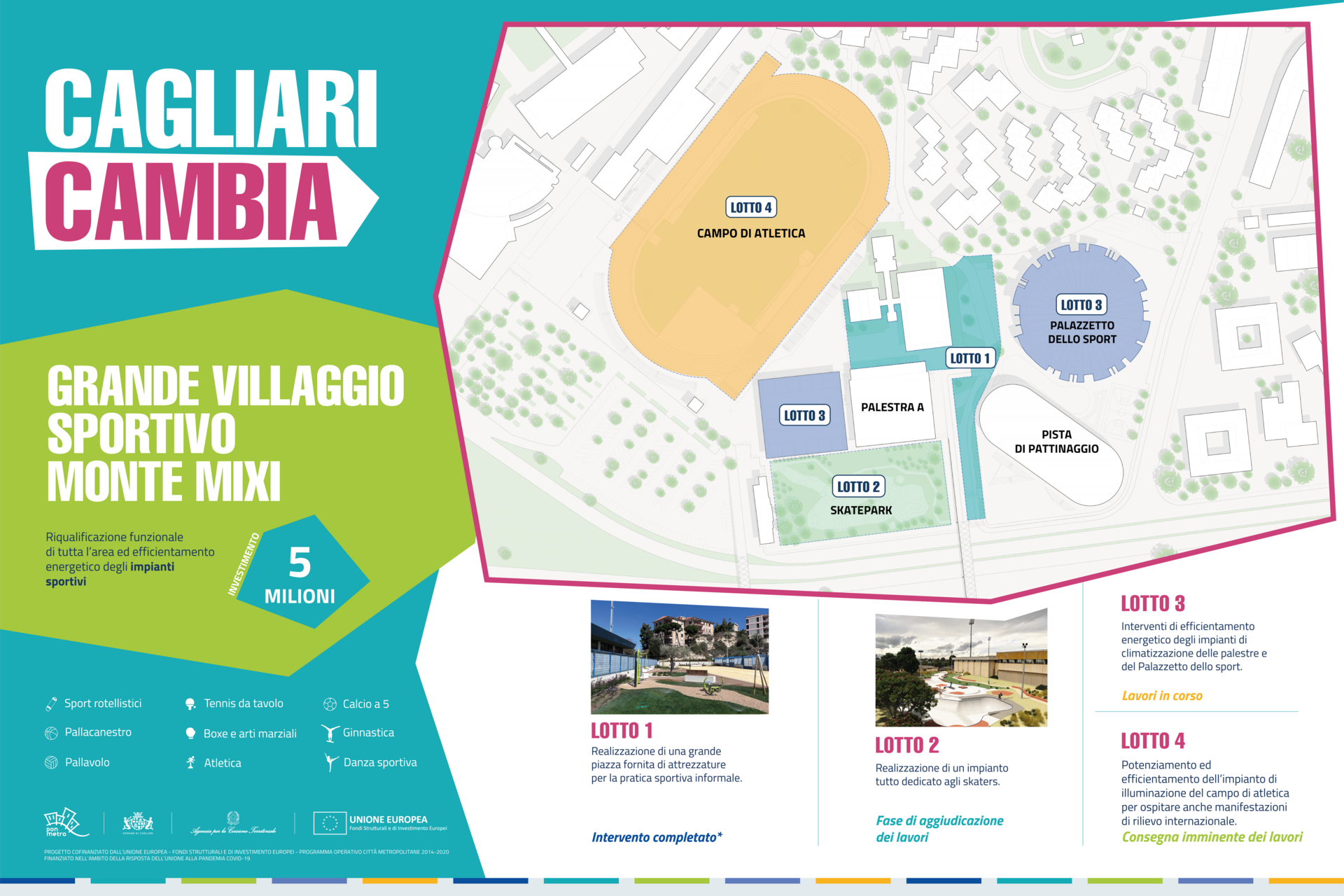 planimetria progetto Monte Mixi