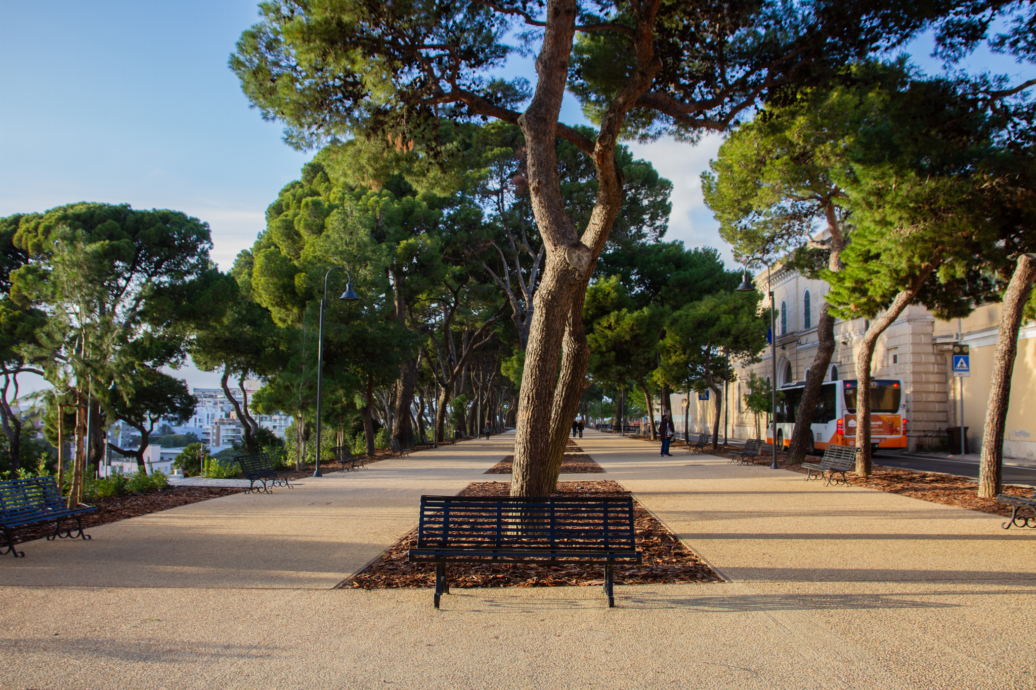 viale Buoncammino dopo la riqualificazione