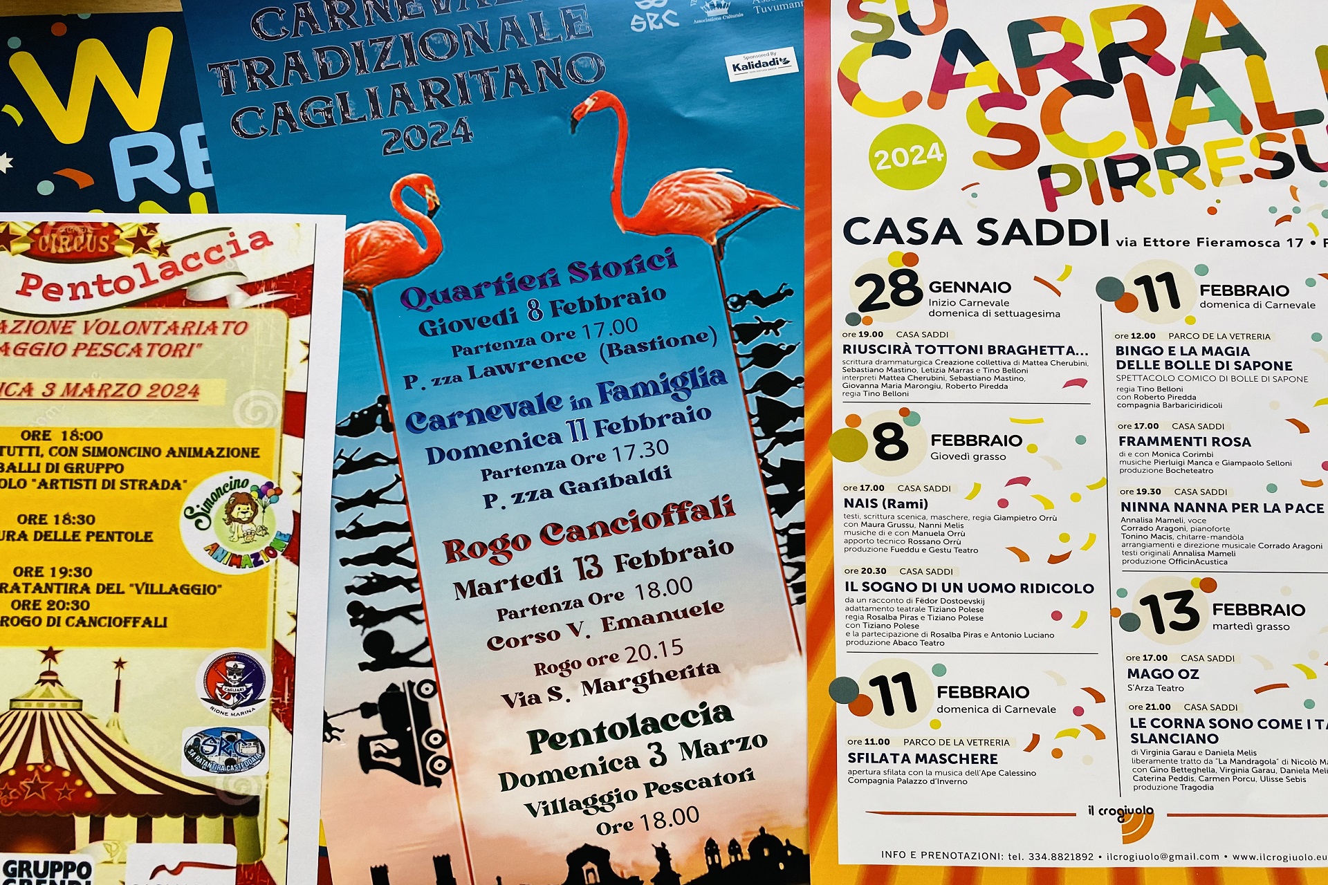 Cagliari - programma eventi di Carnevale