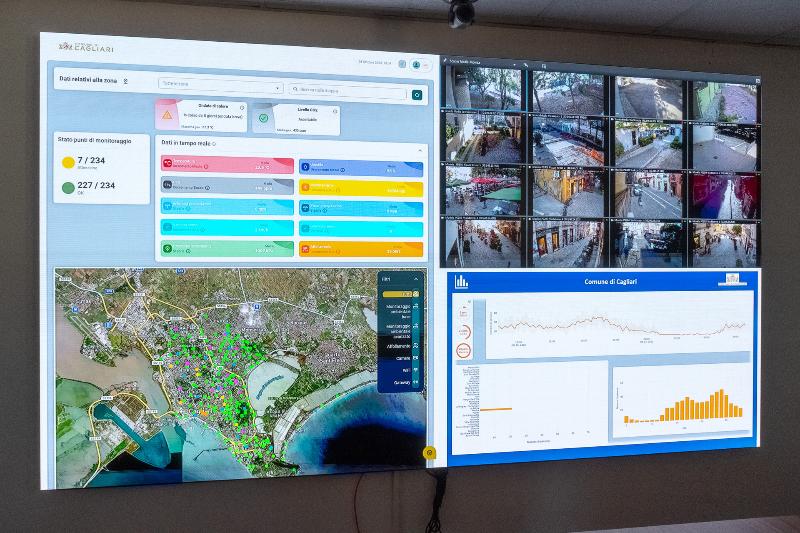 Pali intelligenti e Smart City per il monitoraggio urbano di Cagliari