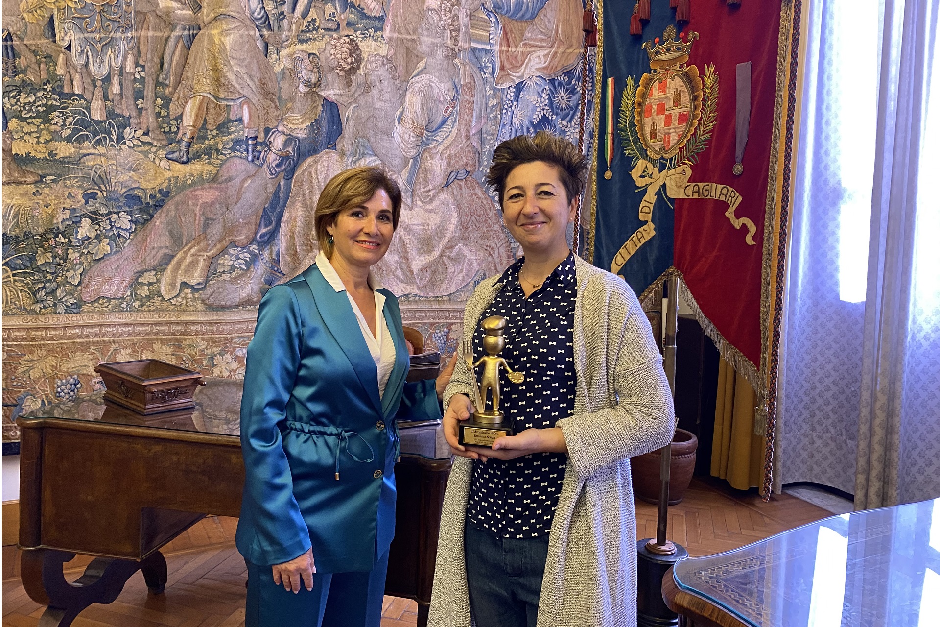 Stefania Loi con Emiliana Scarpa