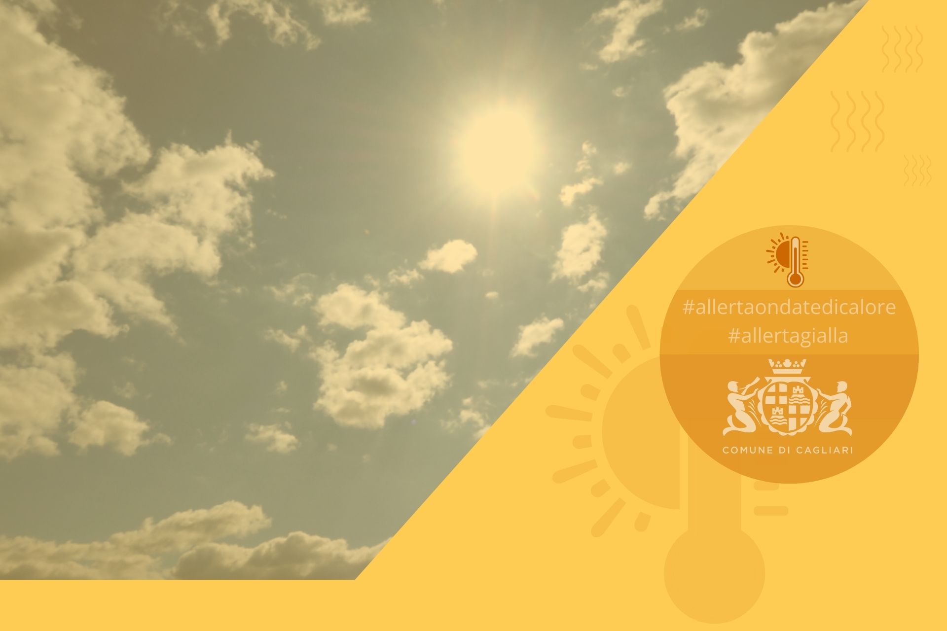 Allerta caldo livello 1 - codice giallo