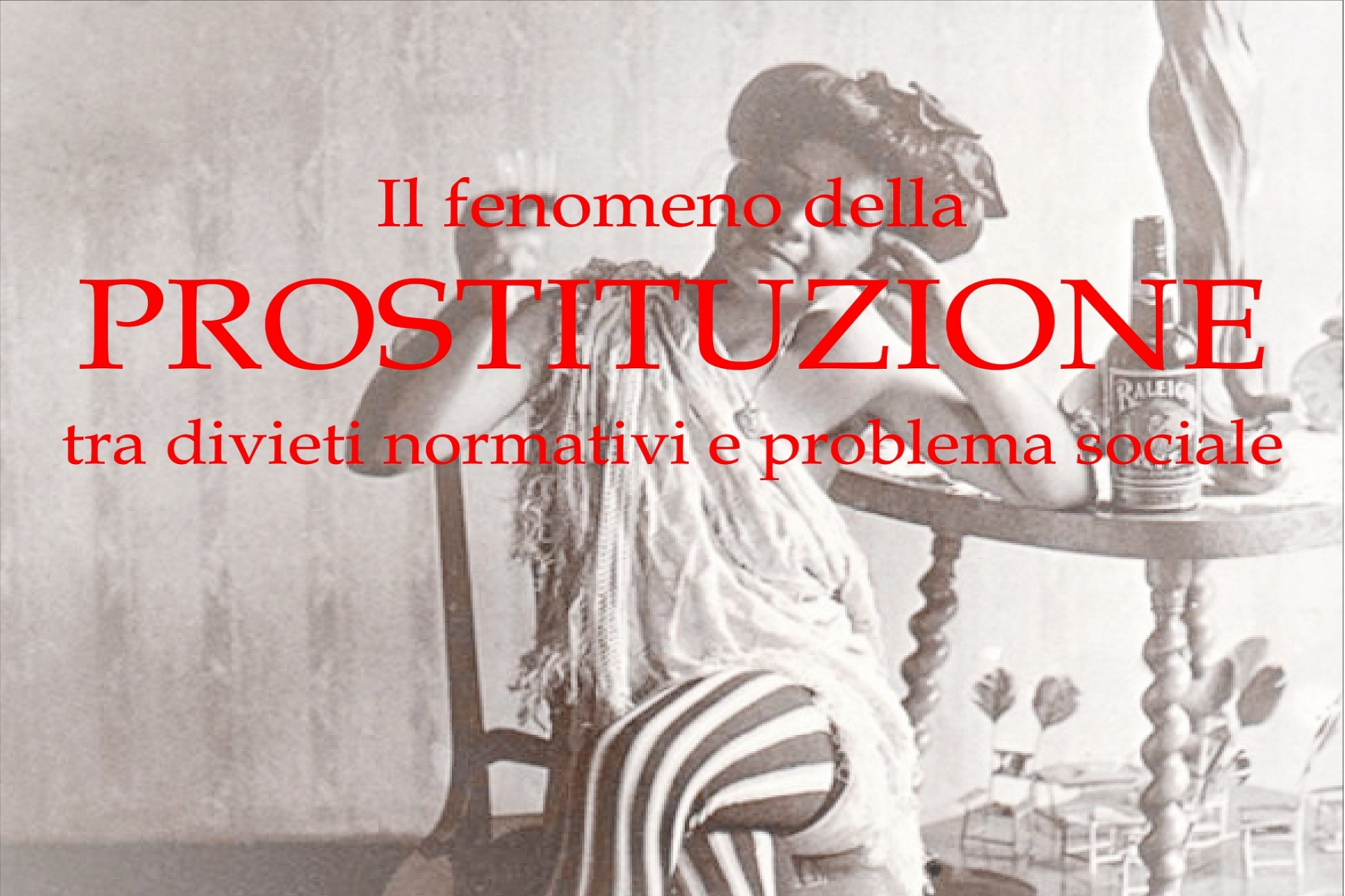 Il fenomeno della prostituzione - Convegno alla MEM