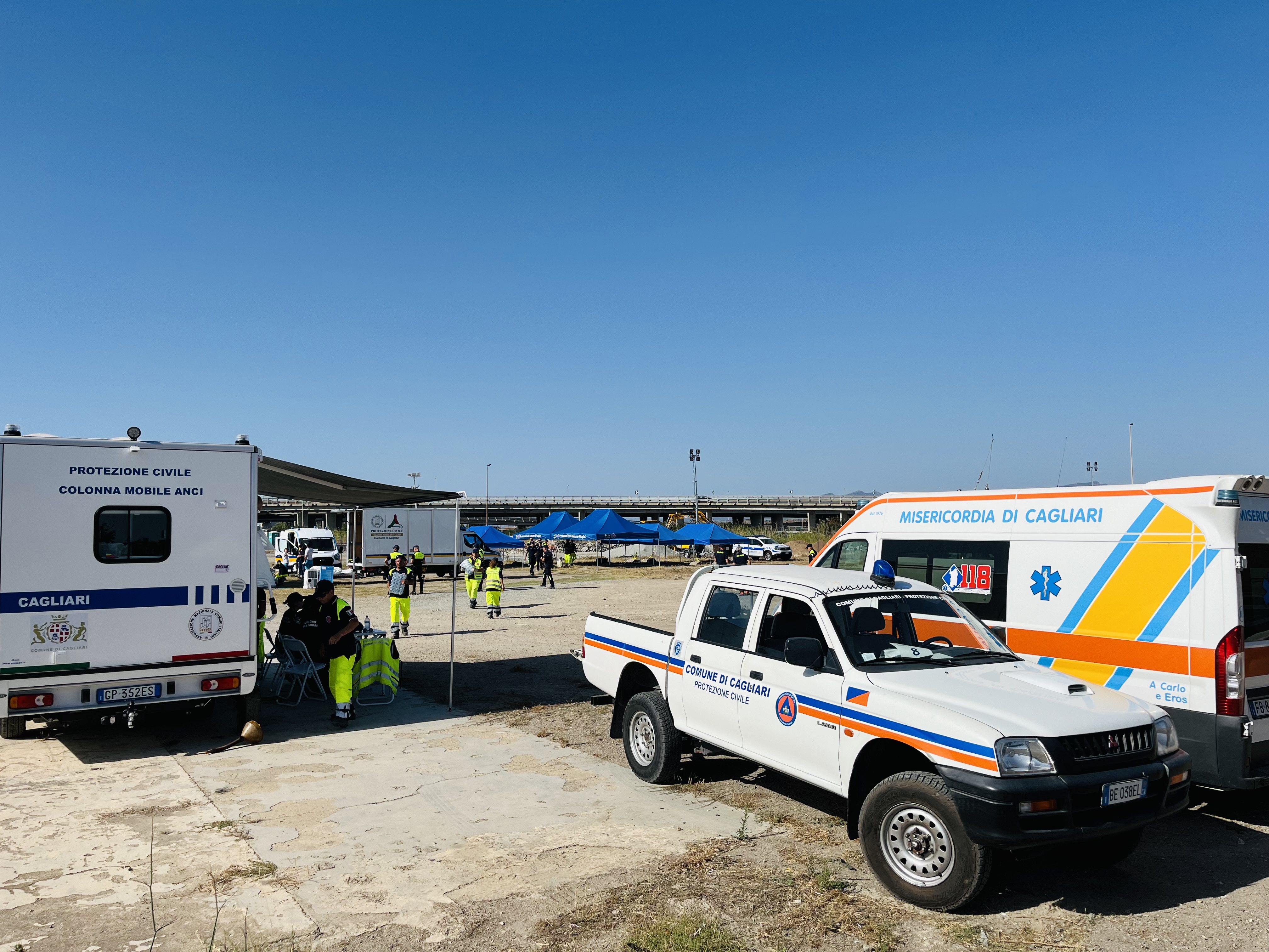 Campo addestrativo Protezione Civile Cagliari (repertorio)