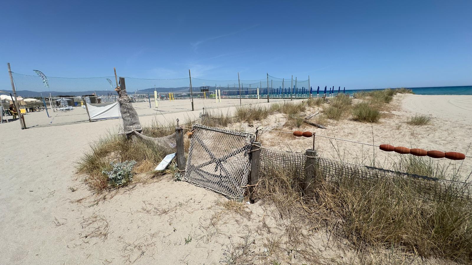 Cagliari - perimetrazione da cani Poetto