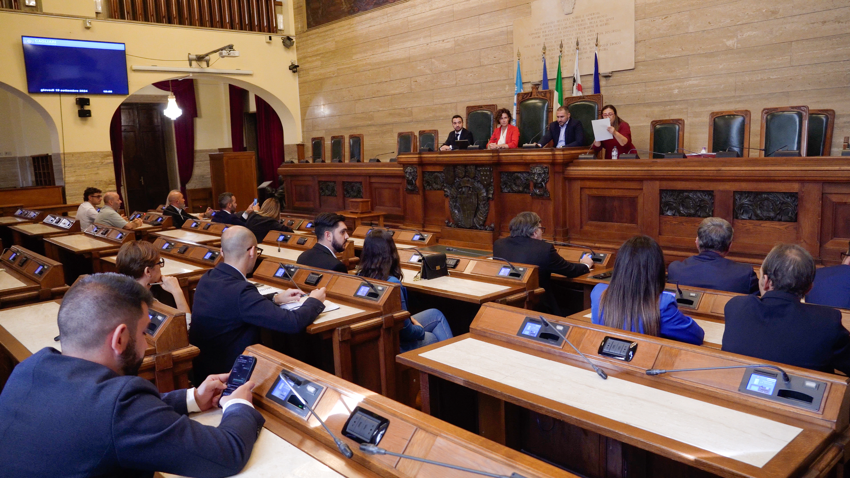 Cagliari - prima seduta Consiglio Municipalità di Pirri