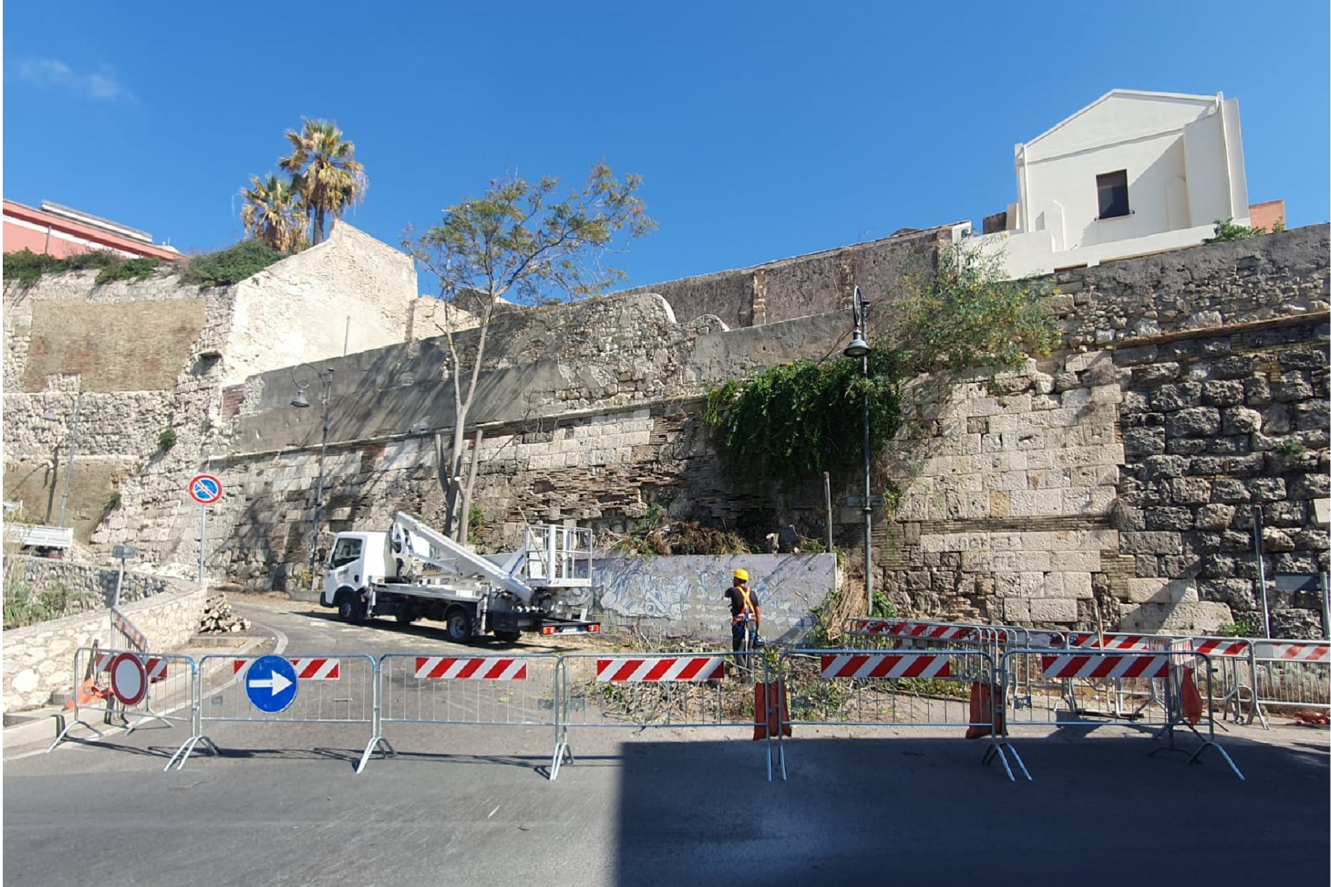 Cagliari - interventi messa in sicurezza via Fiume