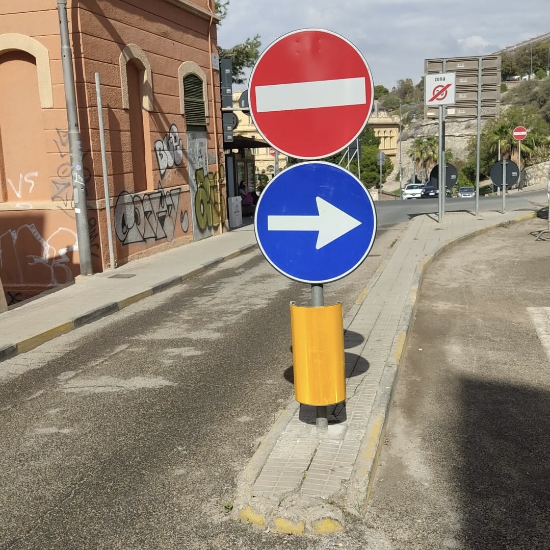 Il tratto di via Dei Genovesi liberato dalle transenne