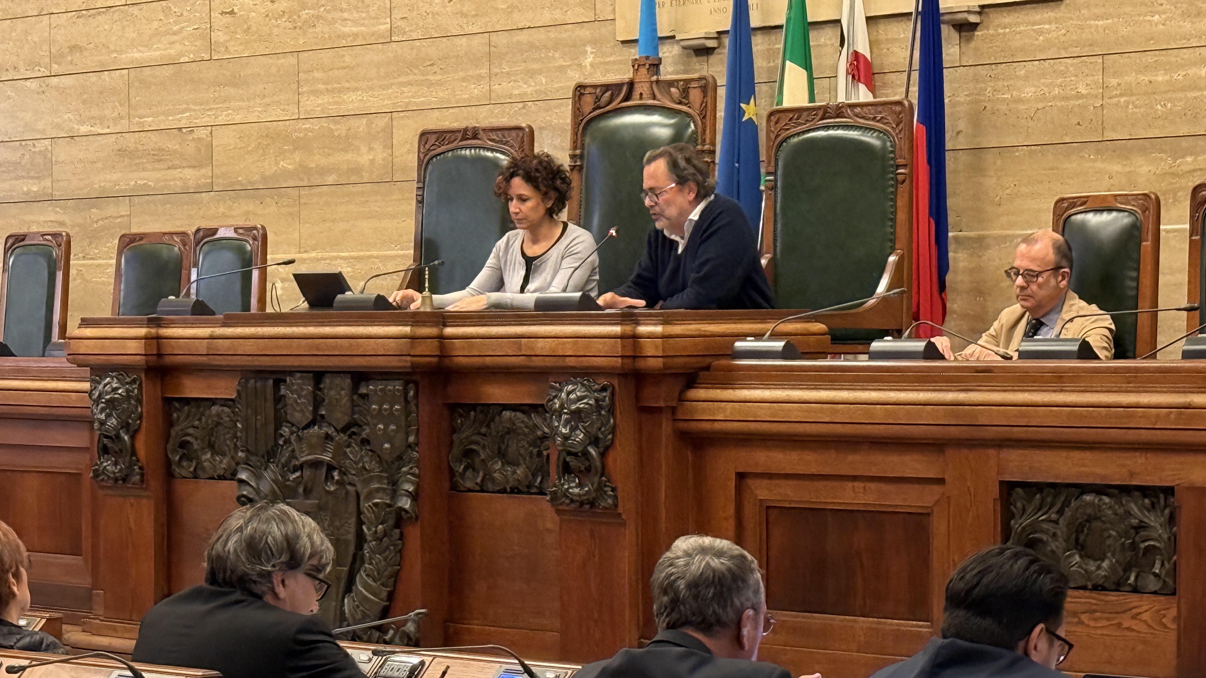 Maria Laura Manca con Giovanni Sistu
