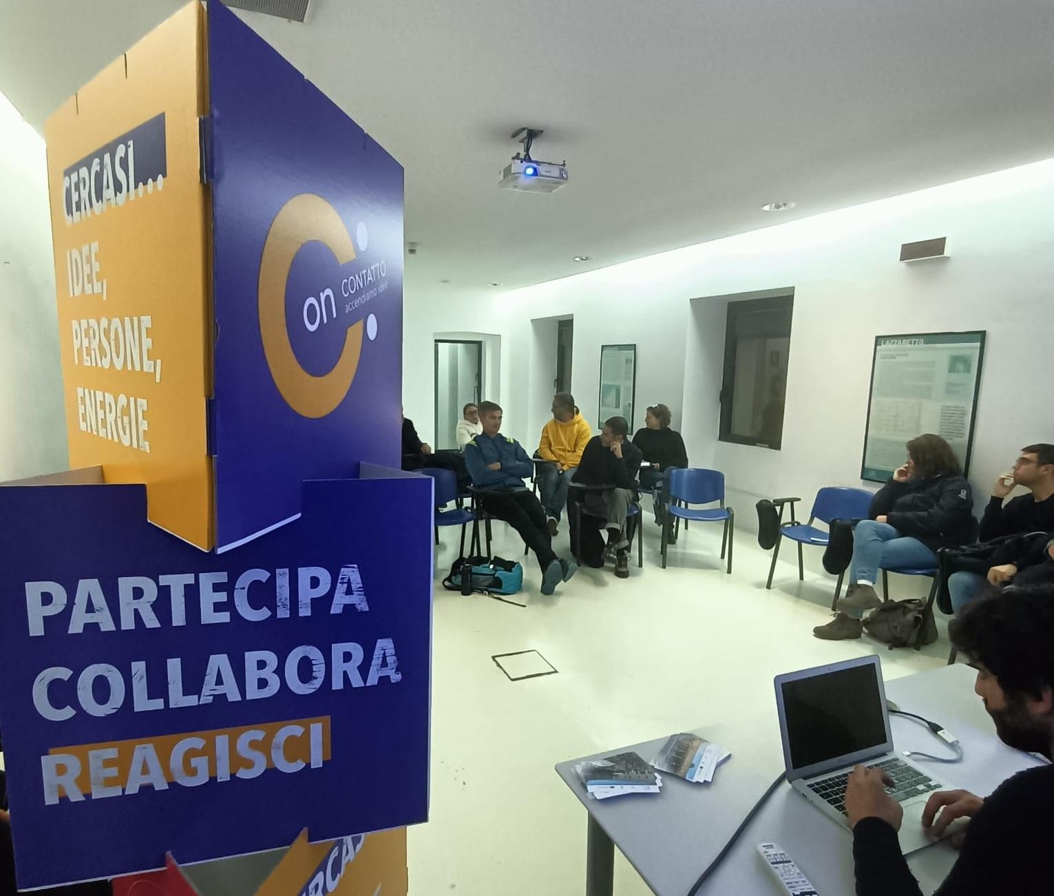 Un evento di animazione territoriale del Progetto Contatto