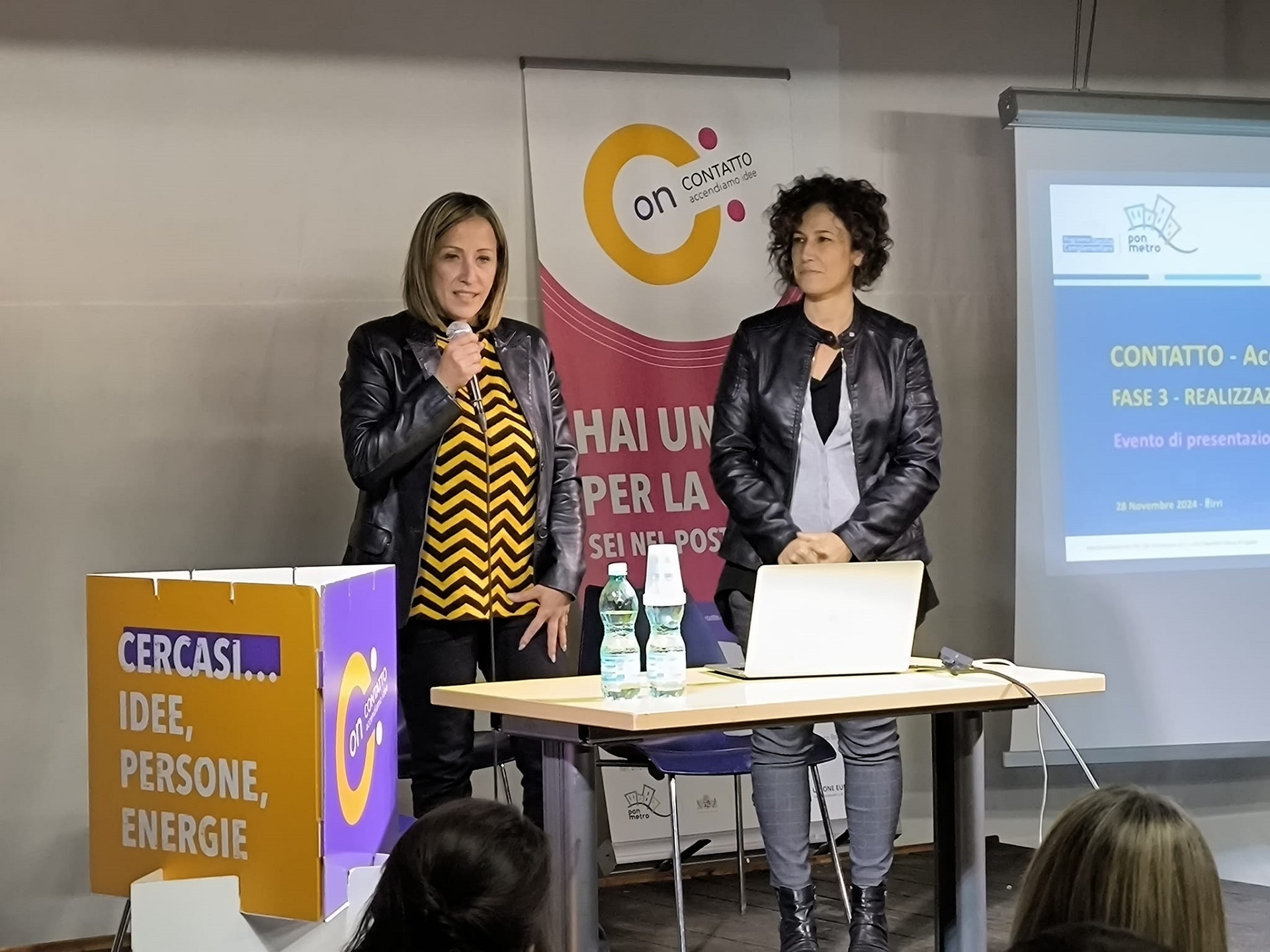 L'Assessora Puddu e la Presidente Manca
