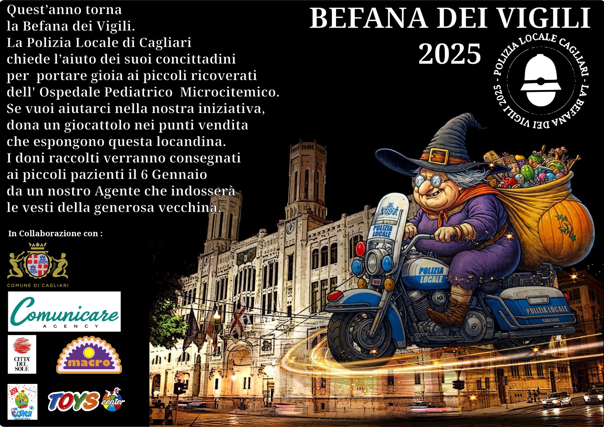 La Befana dei Vigili 2025
