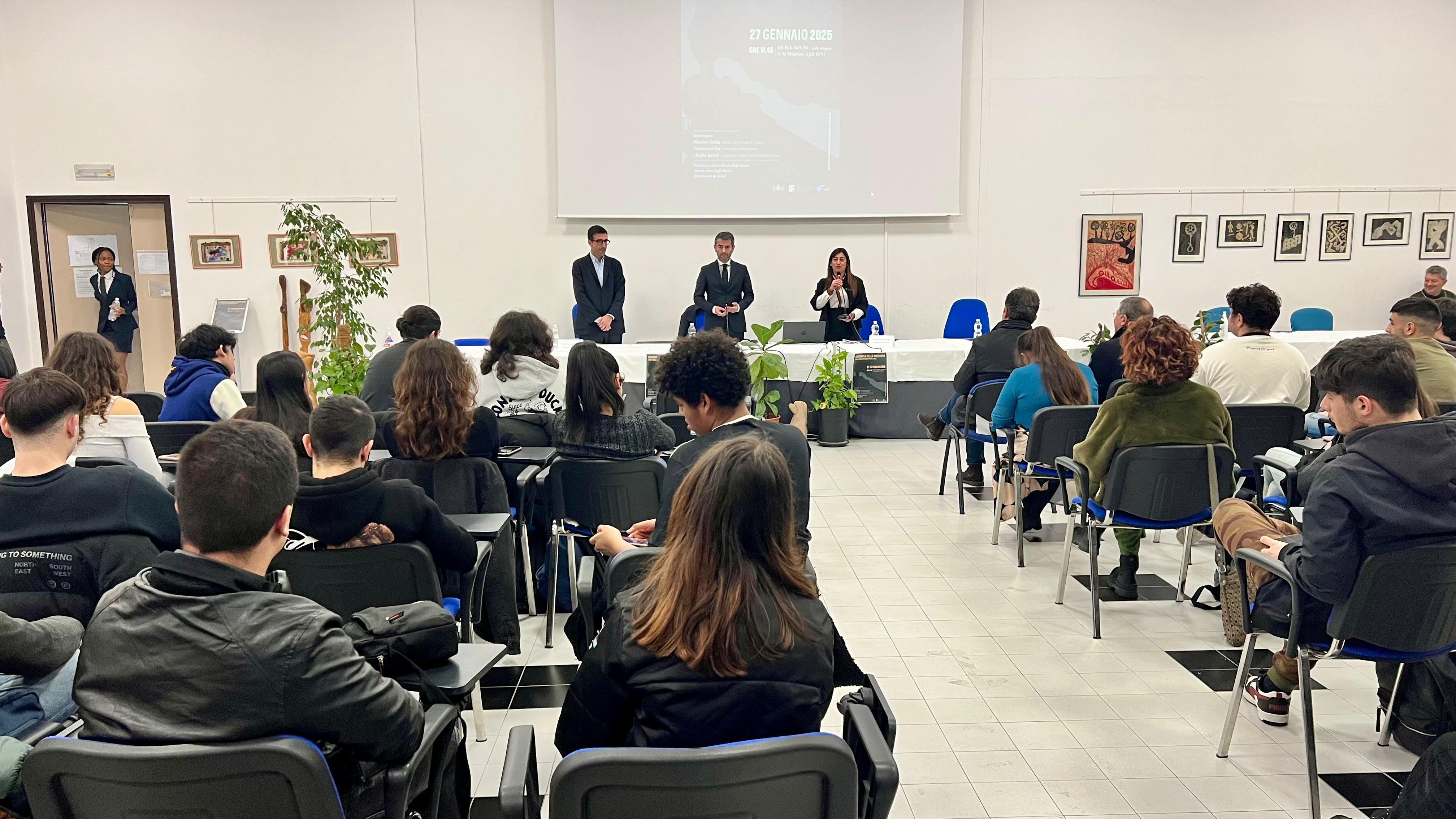 Il sindaco Zedda all’Istituto Azuni
