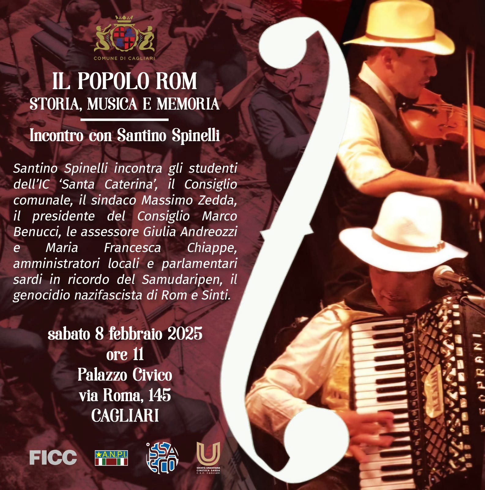 Palazzo Bacaredda - Samudaripen con Santino Spinelli