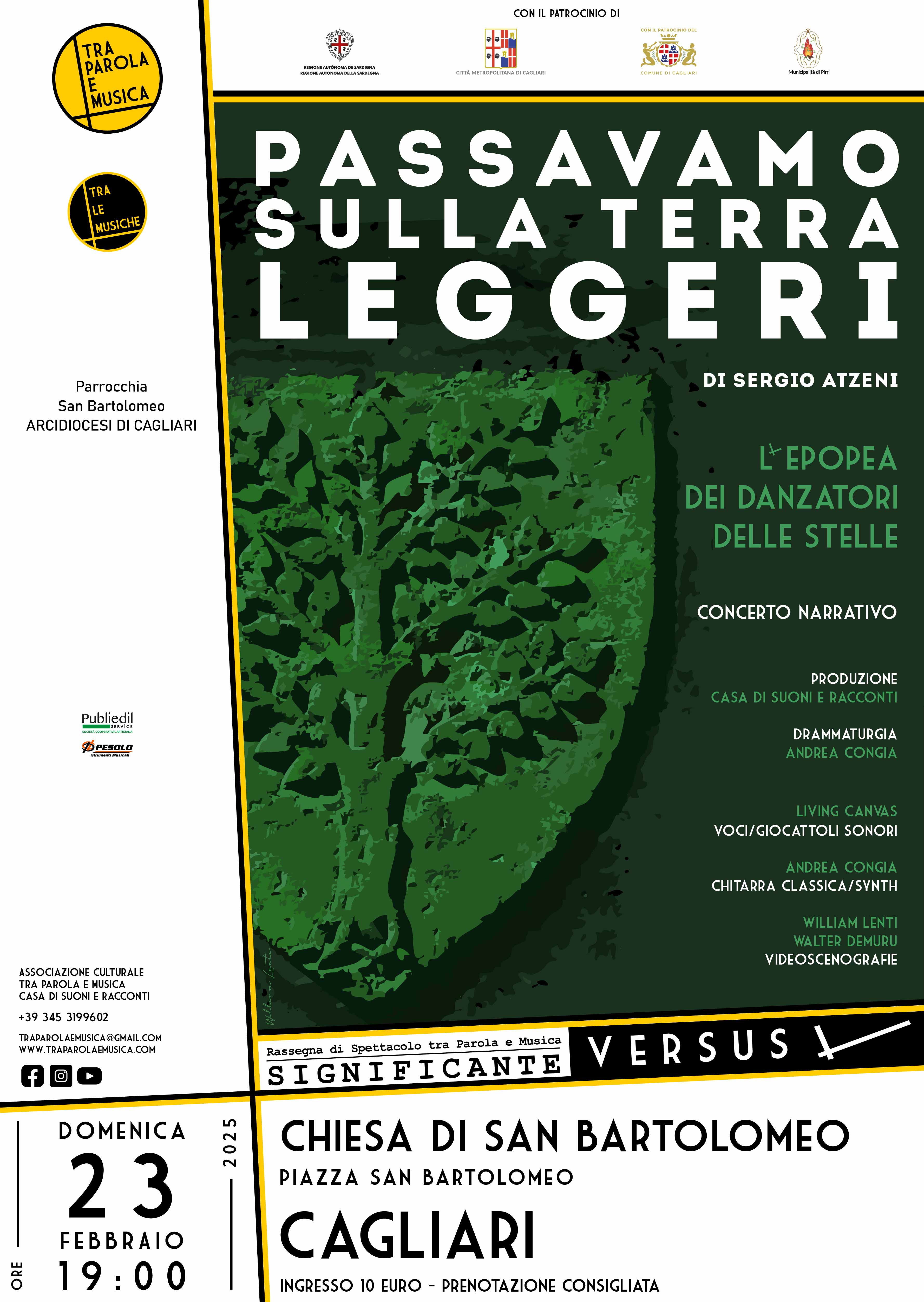 Spettacolo per Sergio Atzeni-Casa di Suoni e Racconti