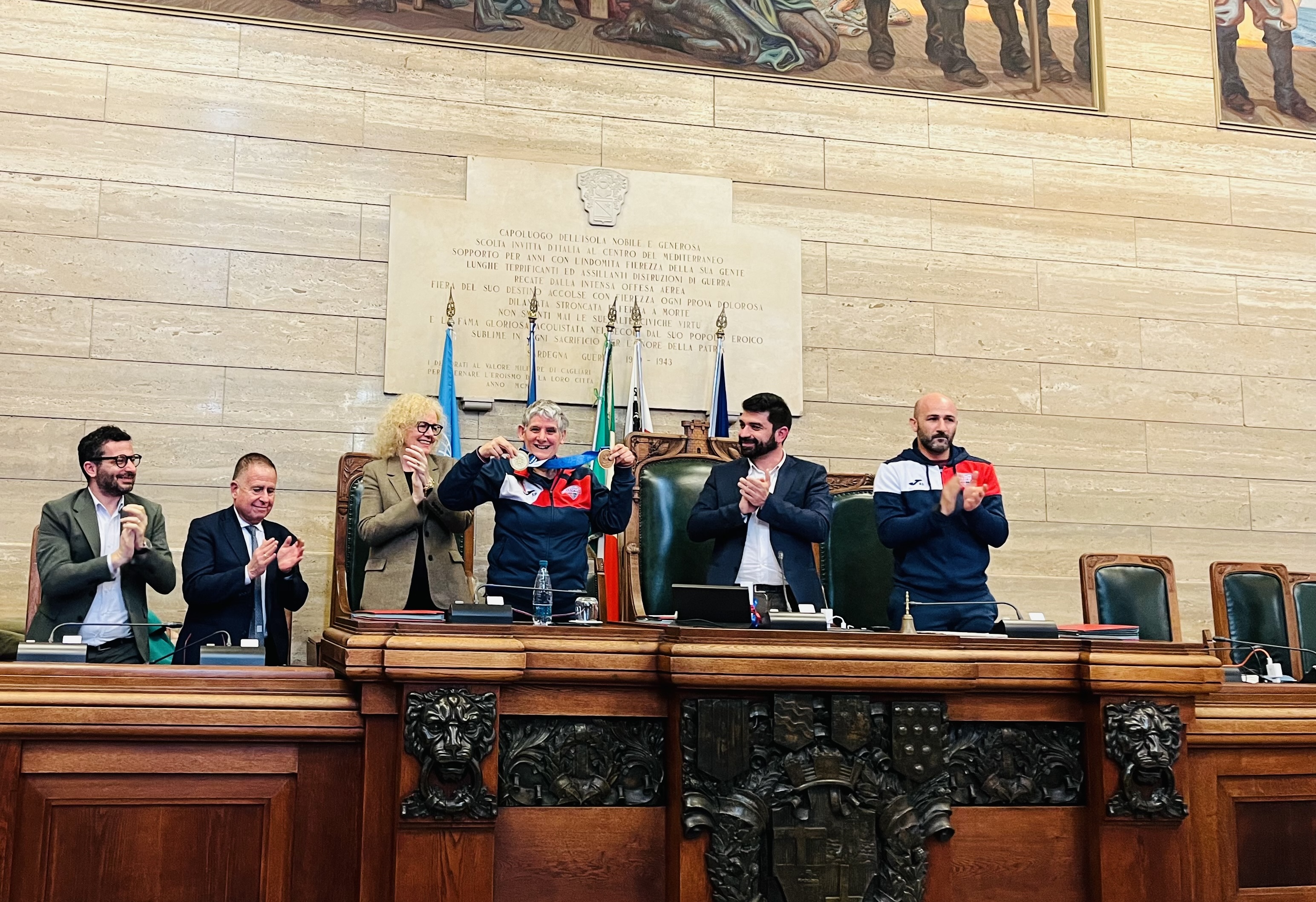 Sabrina Piras premiata a Palazzo Bacaredda