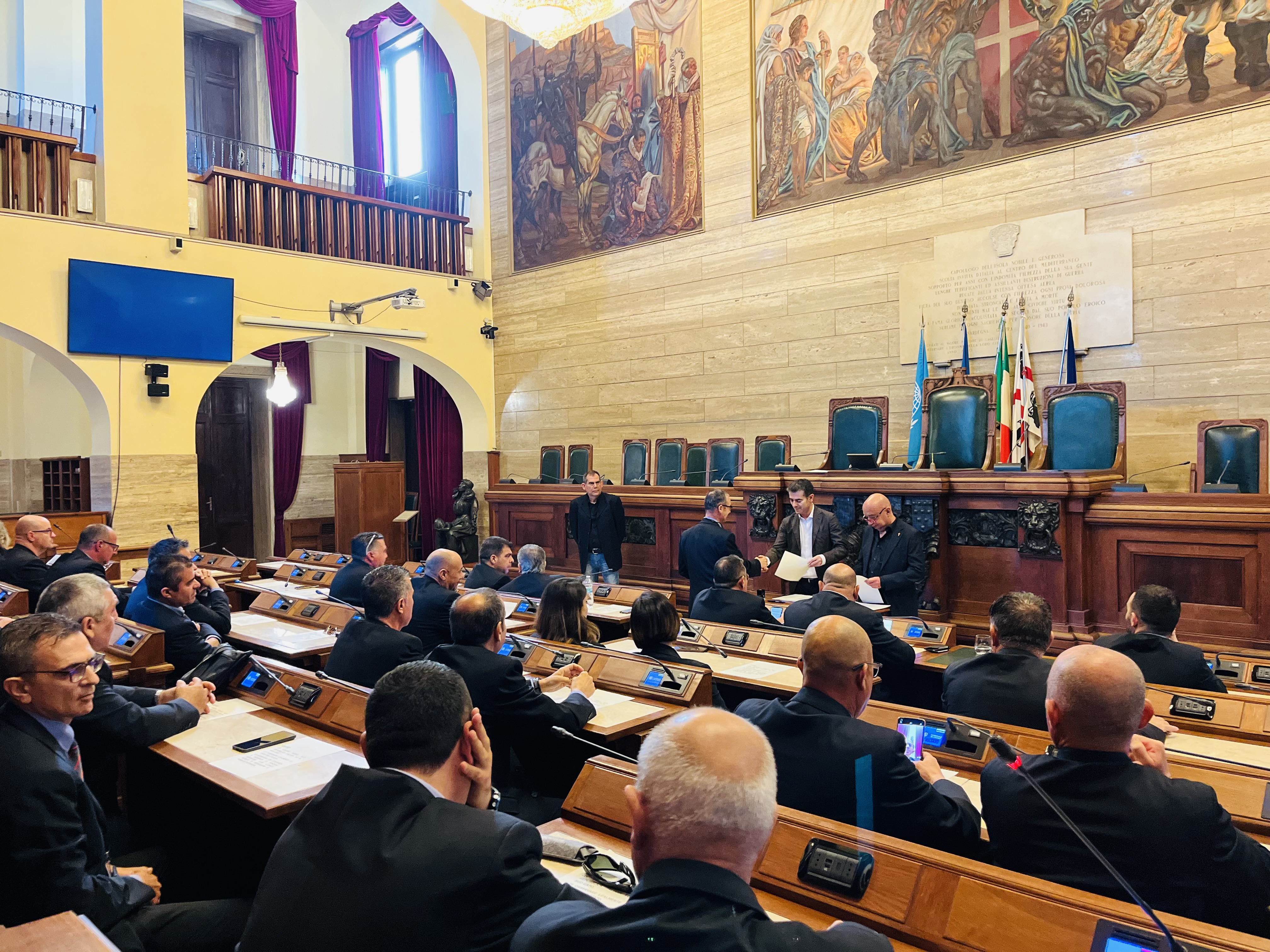 Cagliari - giuramento nuovi agenti Polizia Amministrativa ARST