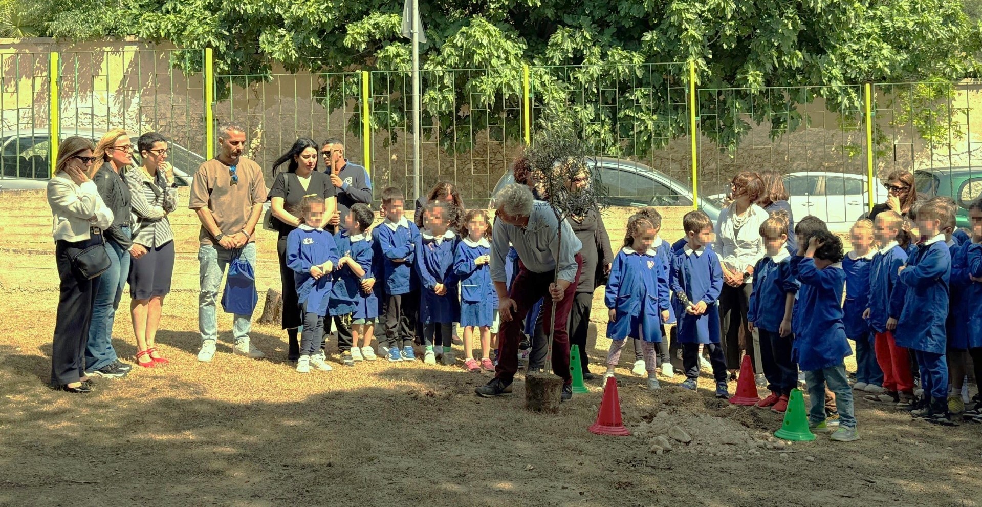 L'ulivo per il piccolo Leonardo Zucca