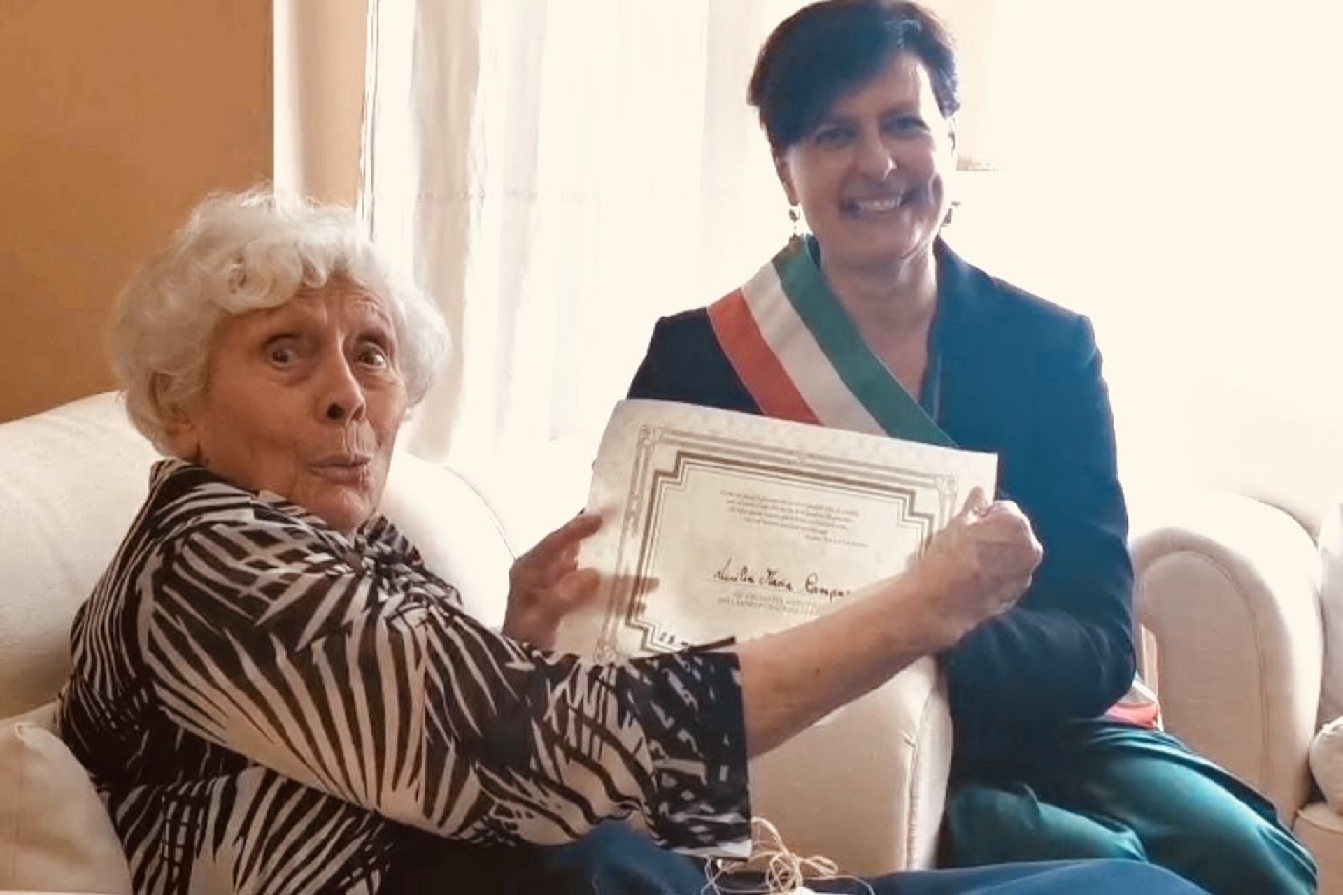 Lucilla Maria Campus con Marzia Cilloccu