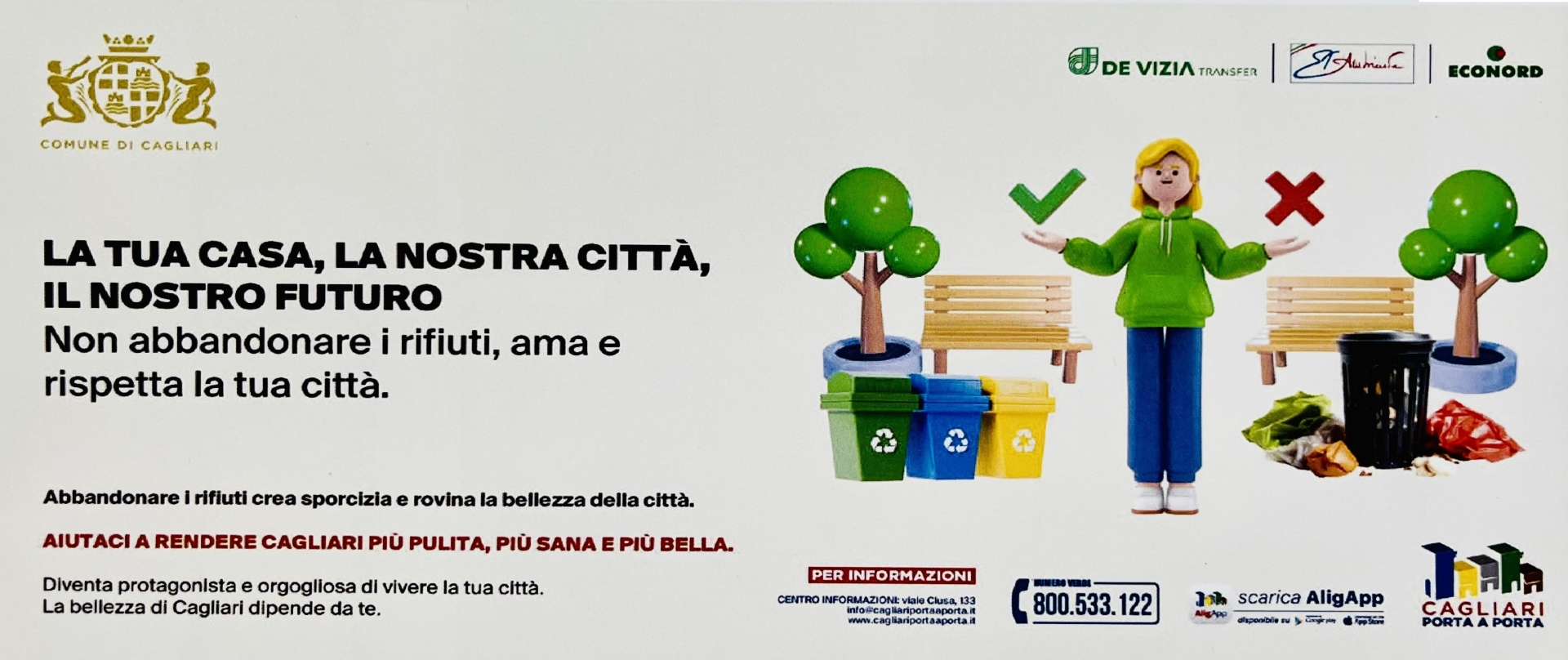 Un'immagine della nuova campagna di informazione
