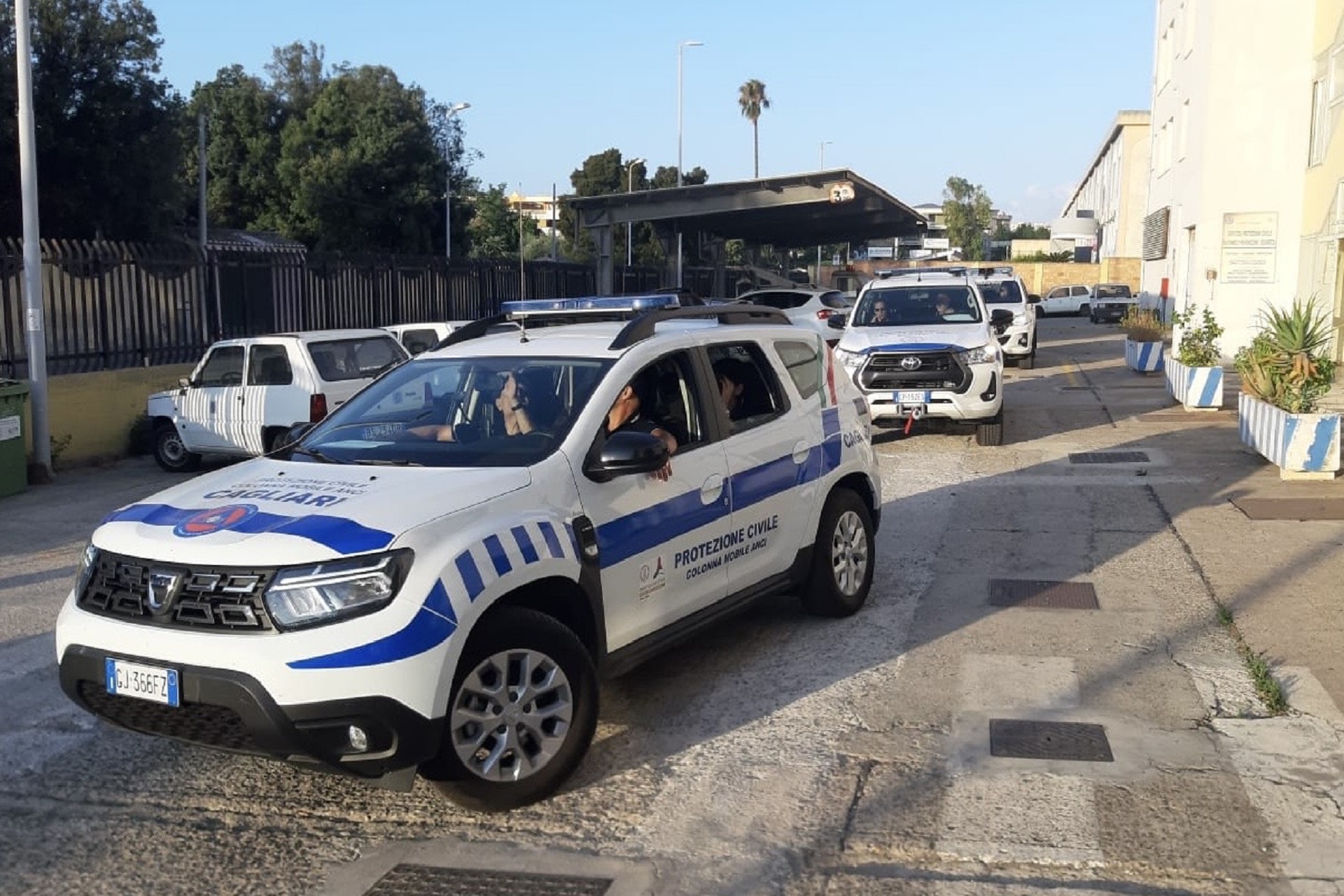 Caglliari - partenza Gruppo di missione