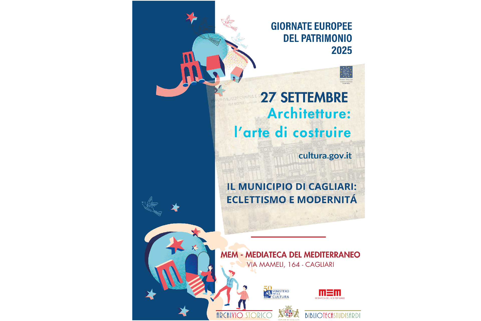 Cagliari - Giornate Europee del Patrimonio  27 e 28 settembre