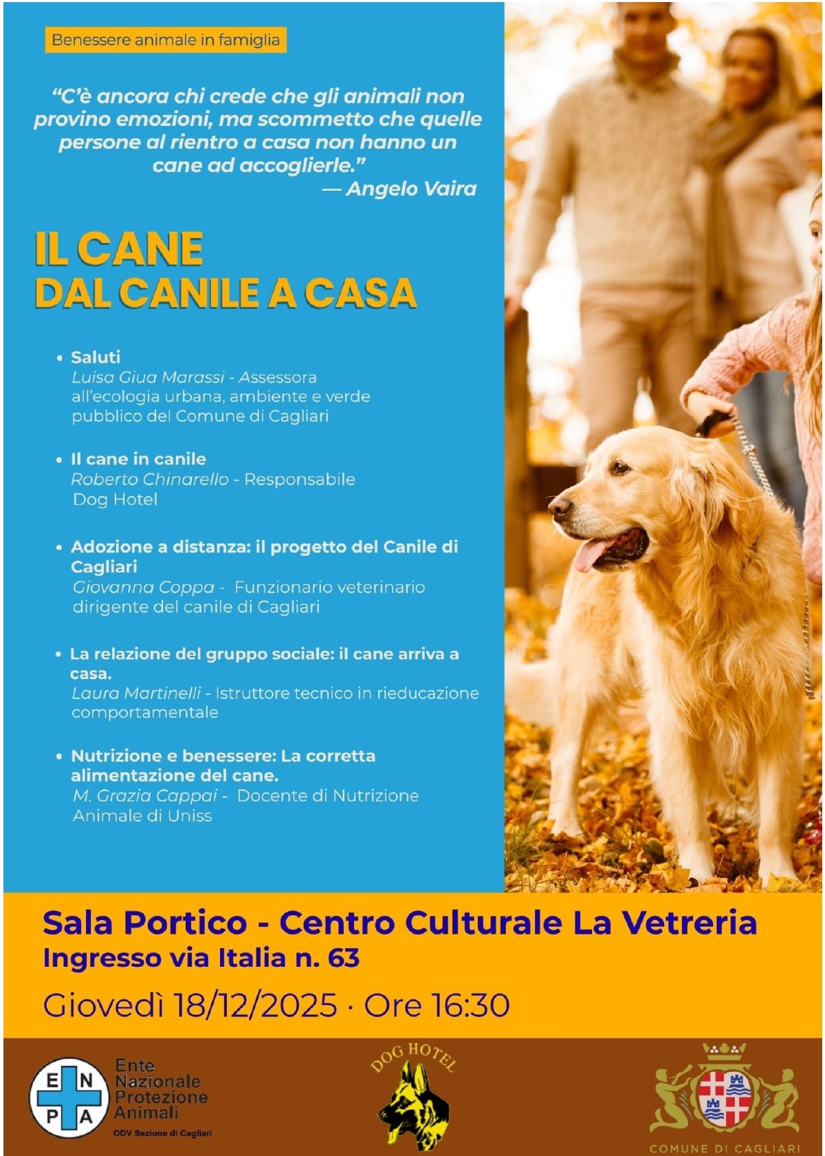 Il cane, dal canile a casa - Convegno