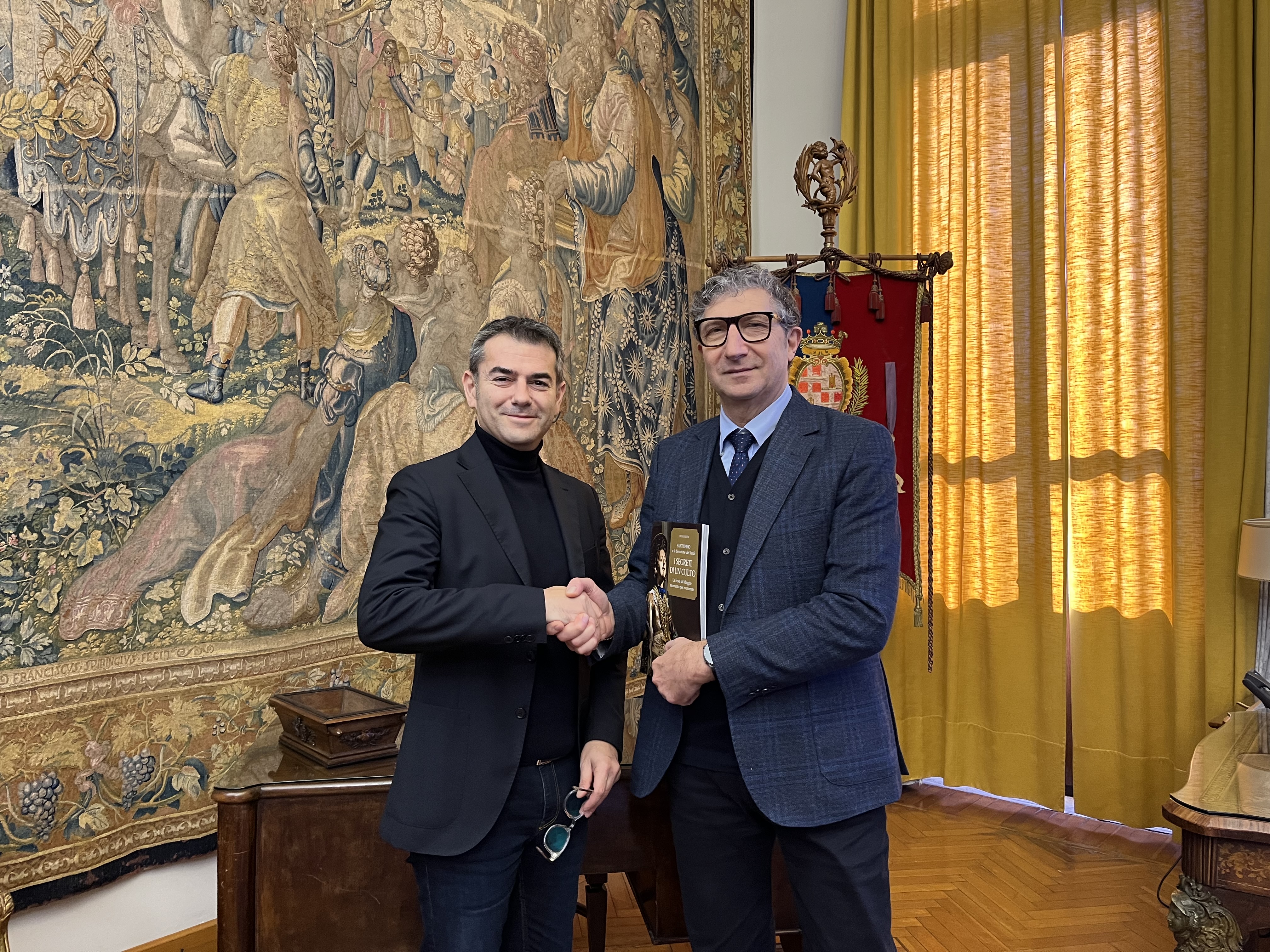 Massimo Zedda con Alfredo Nicifero