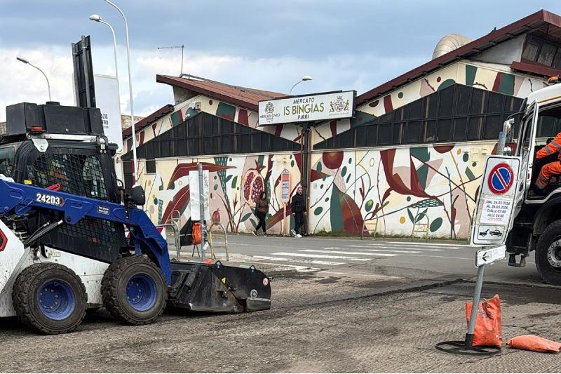 Cagliari - Riqualificazione area mercatile Is Bingias