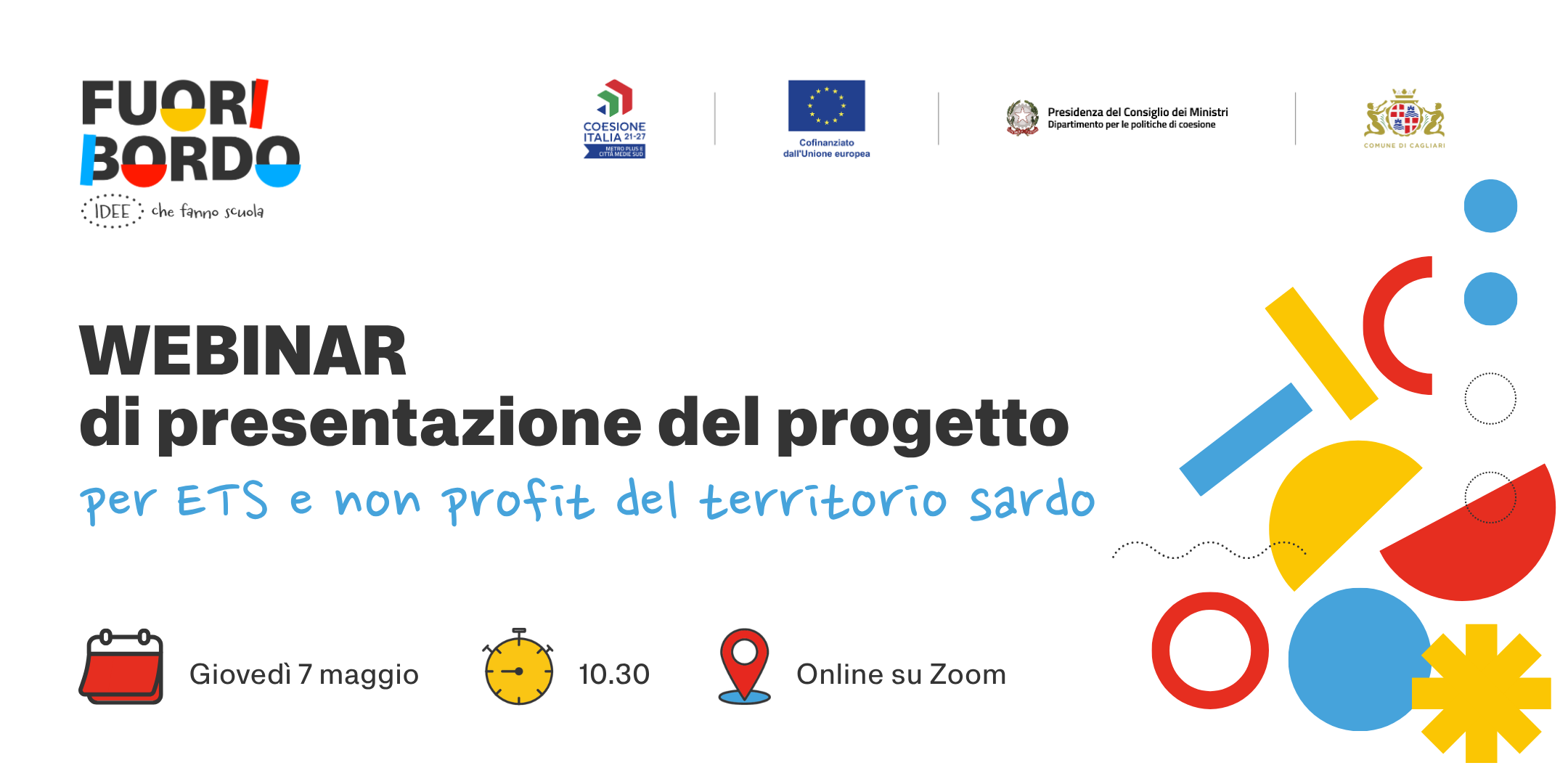 La locandina del webinar