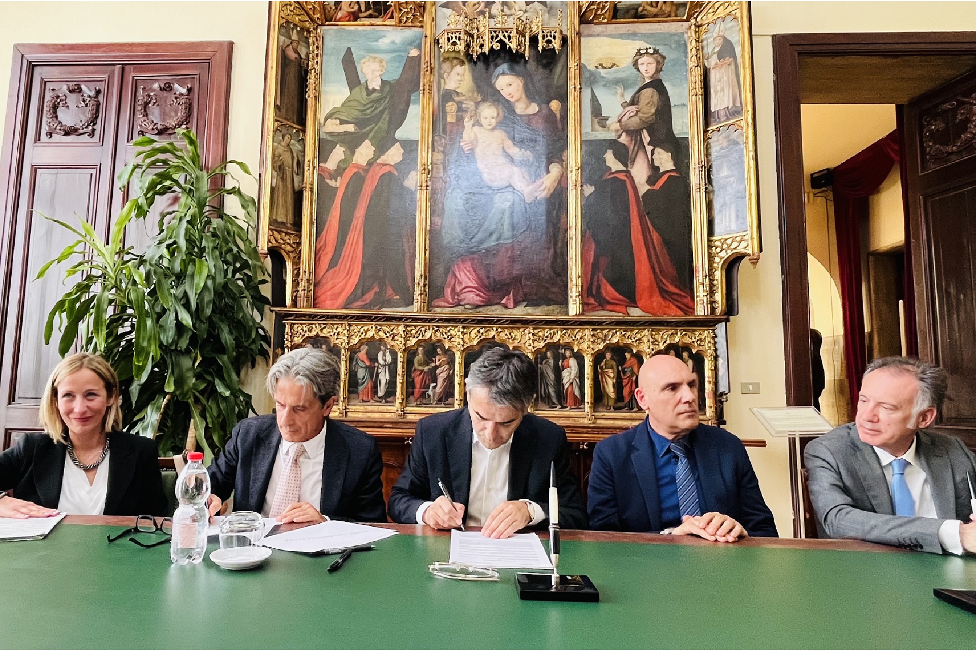 Cagliari - Firma protocollo intesa a Palazzo Bacaredda